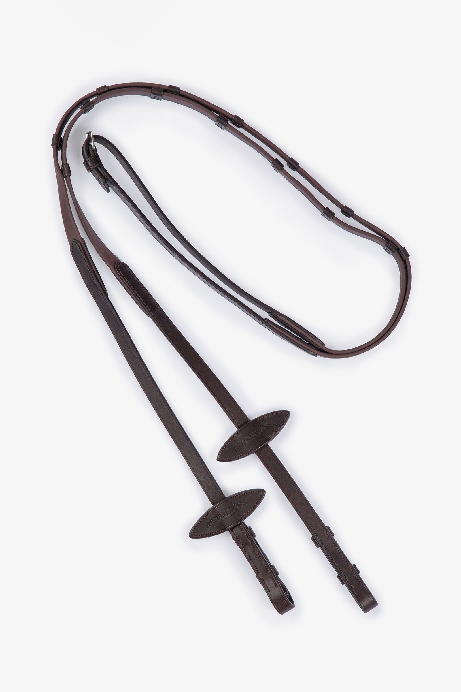 Brown Leather PS of Sweden Rome Rubber Reins