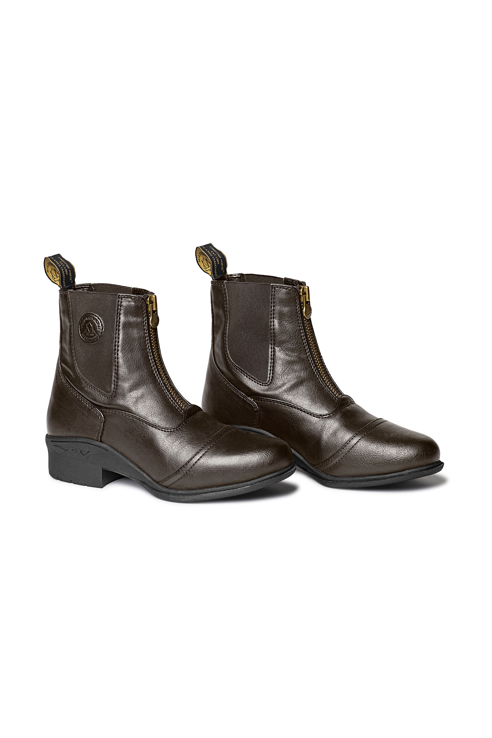 Brown Mountain Horse Veganza Bottes Paddock avec Fermeture &Eacute;clair