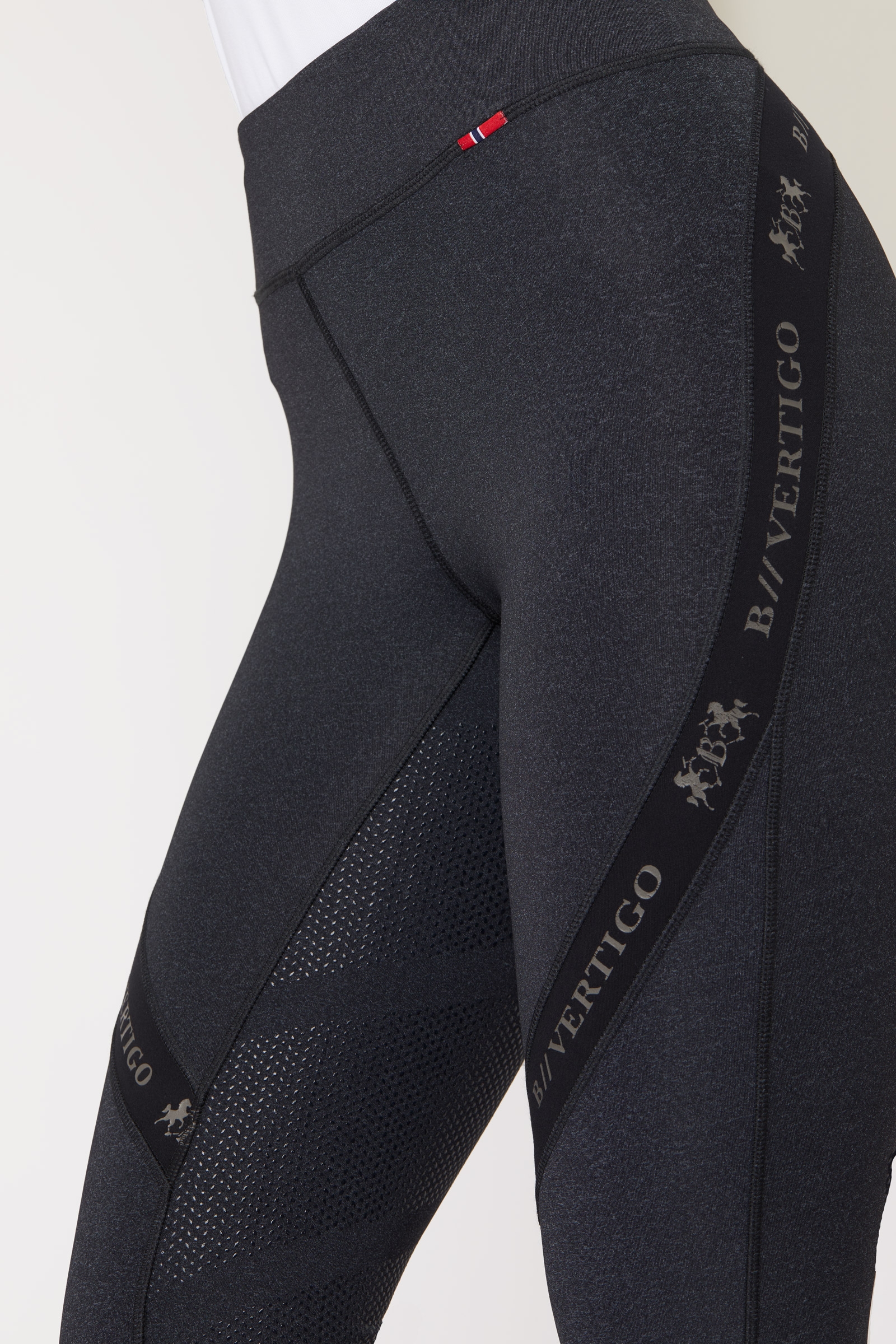 B Vertigo Jenny legging d'équitation femme à fond intégral en silicone UPF 40+