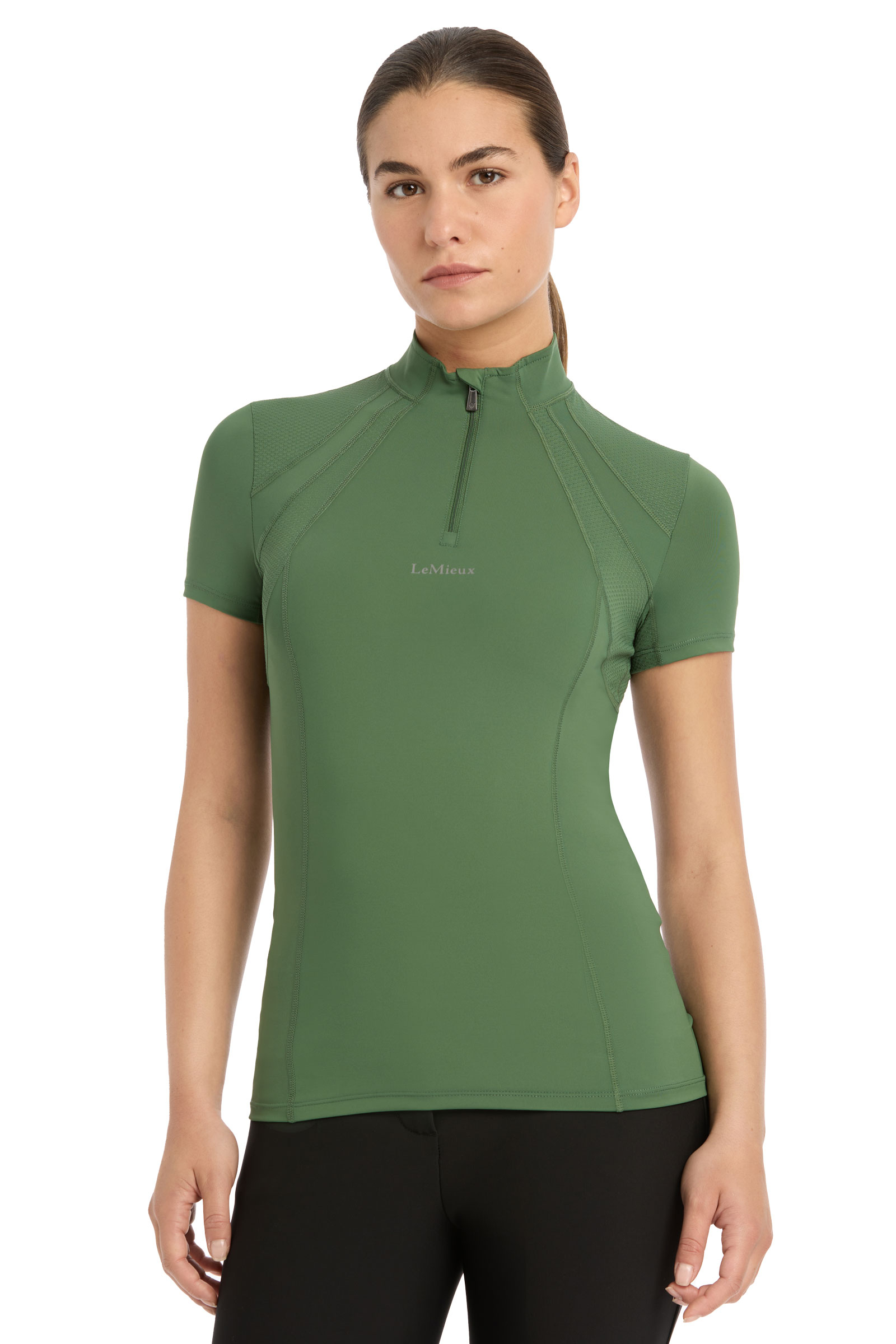 Hunter Green LeMieux Mia Couche de base en maille pour femme