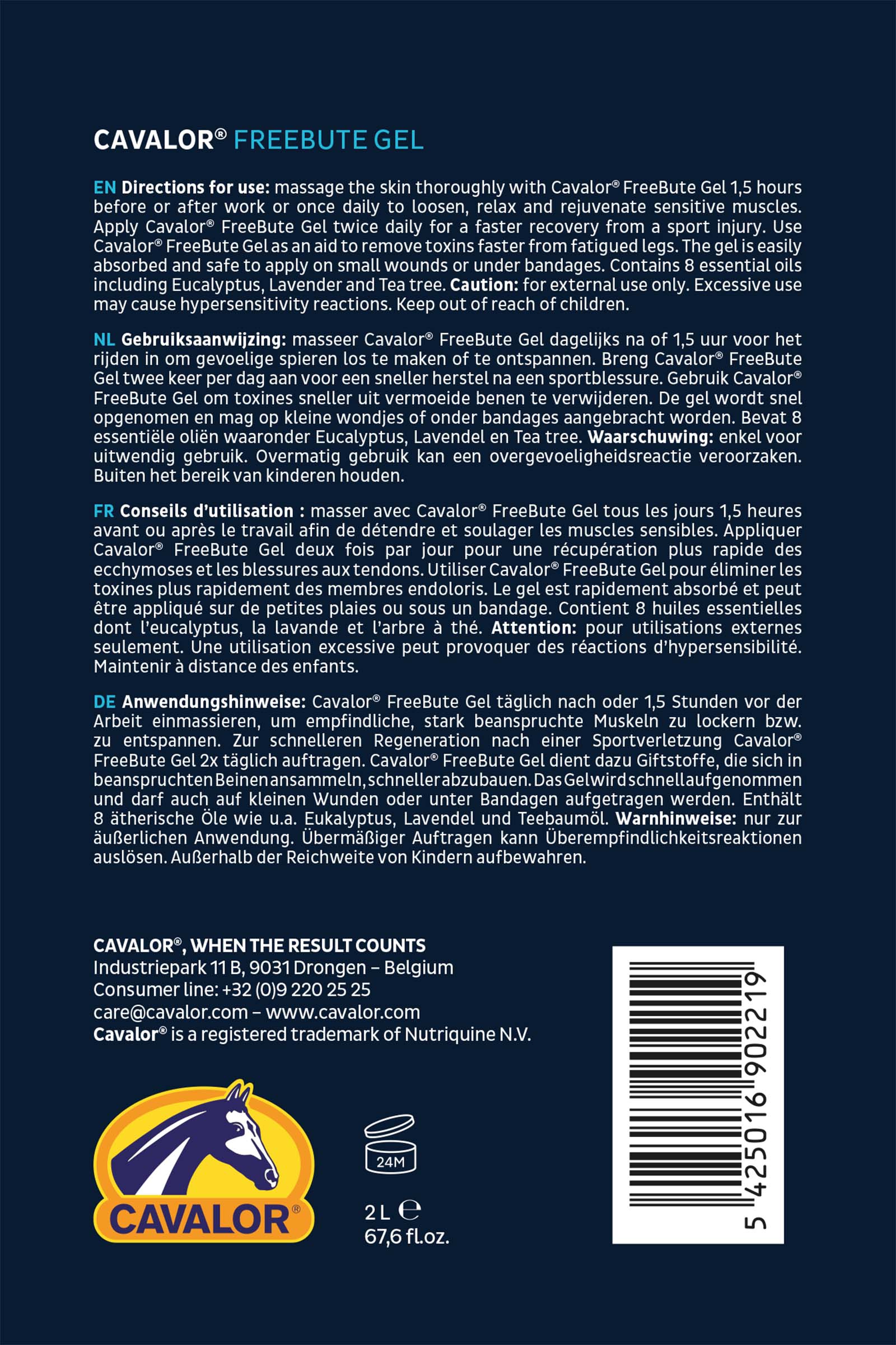 Cavalor Freebute Gel, 2l