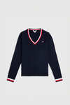 Tommy Hilfiger Equestrian Indiana pull col en V pour femme
