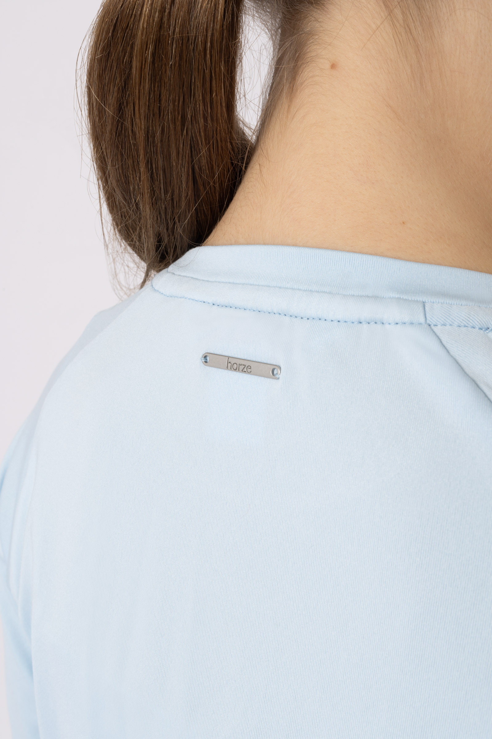 T-shirt &agrave; manches longues fonctionnel Horze Flora, enfant