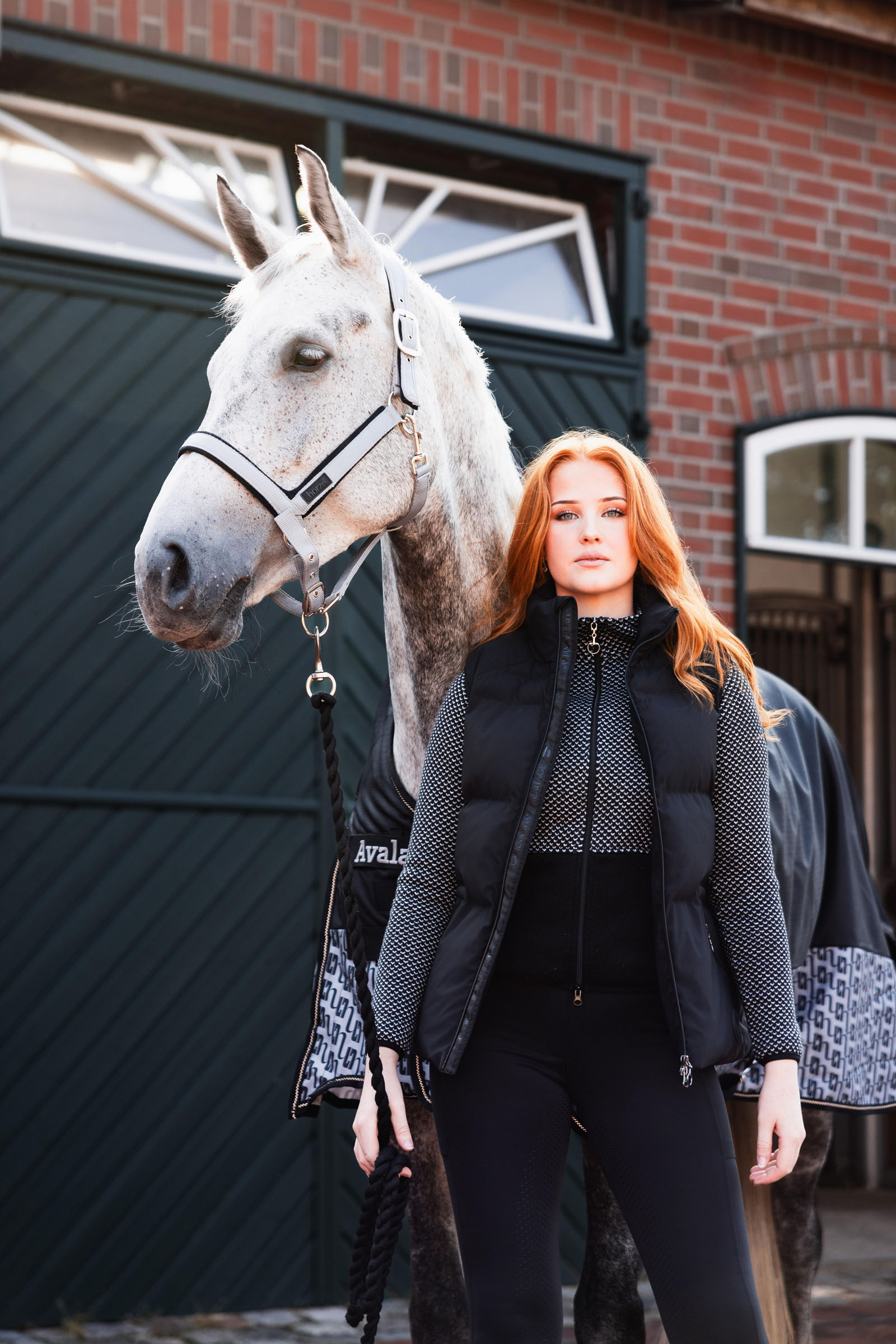 Horze Oona Gilet d'équitation matelassé 