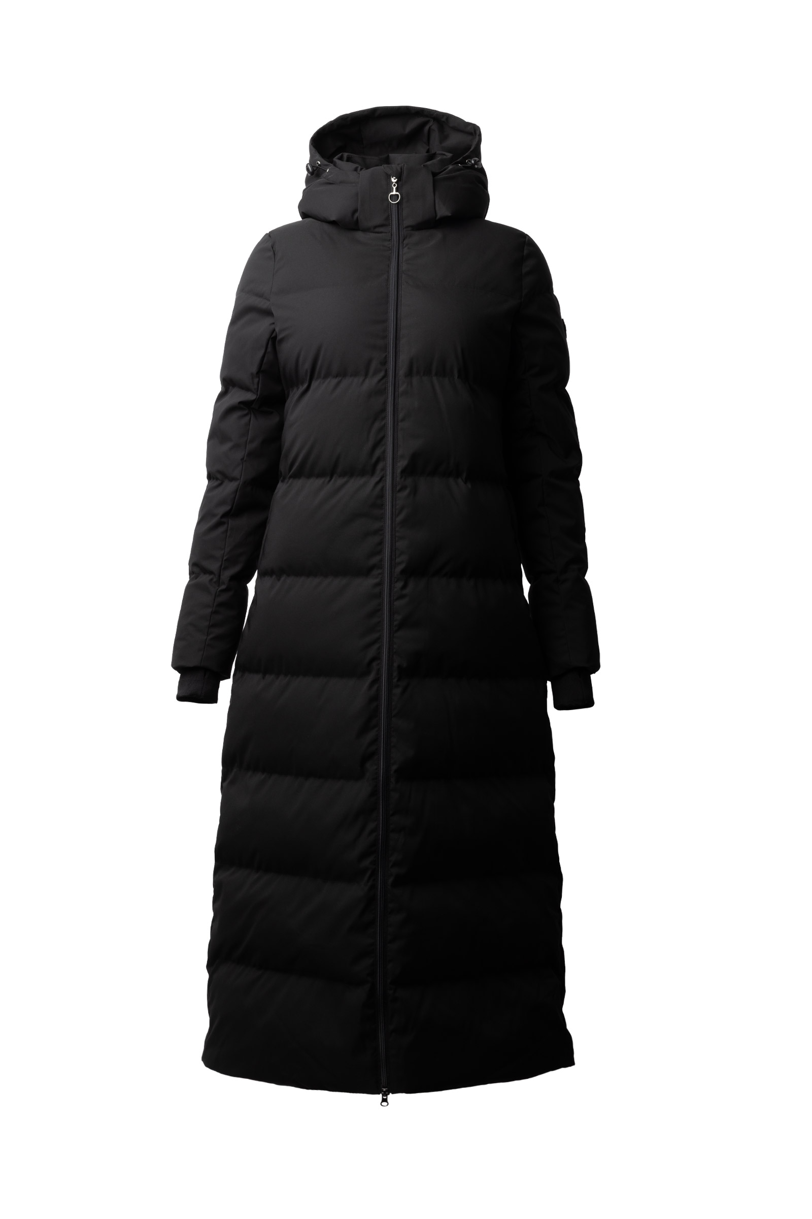 Black Horze Paloma Manteau long matelassé pour femme 