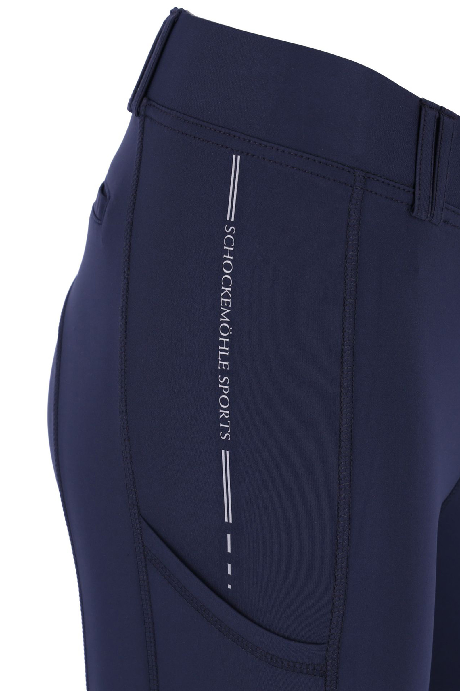 Collants d'&eacute;quitation Schockem&ouml;hle Sports New Pocket pour dames avec patchs aux genoux
