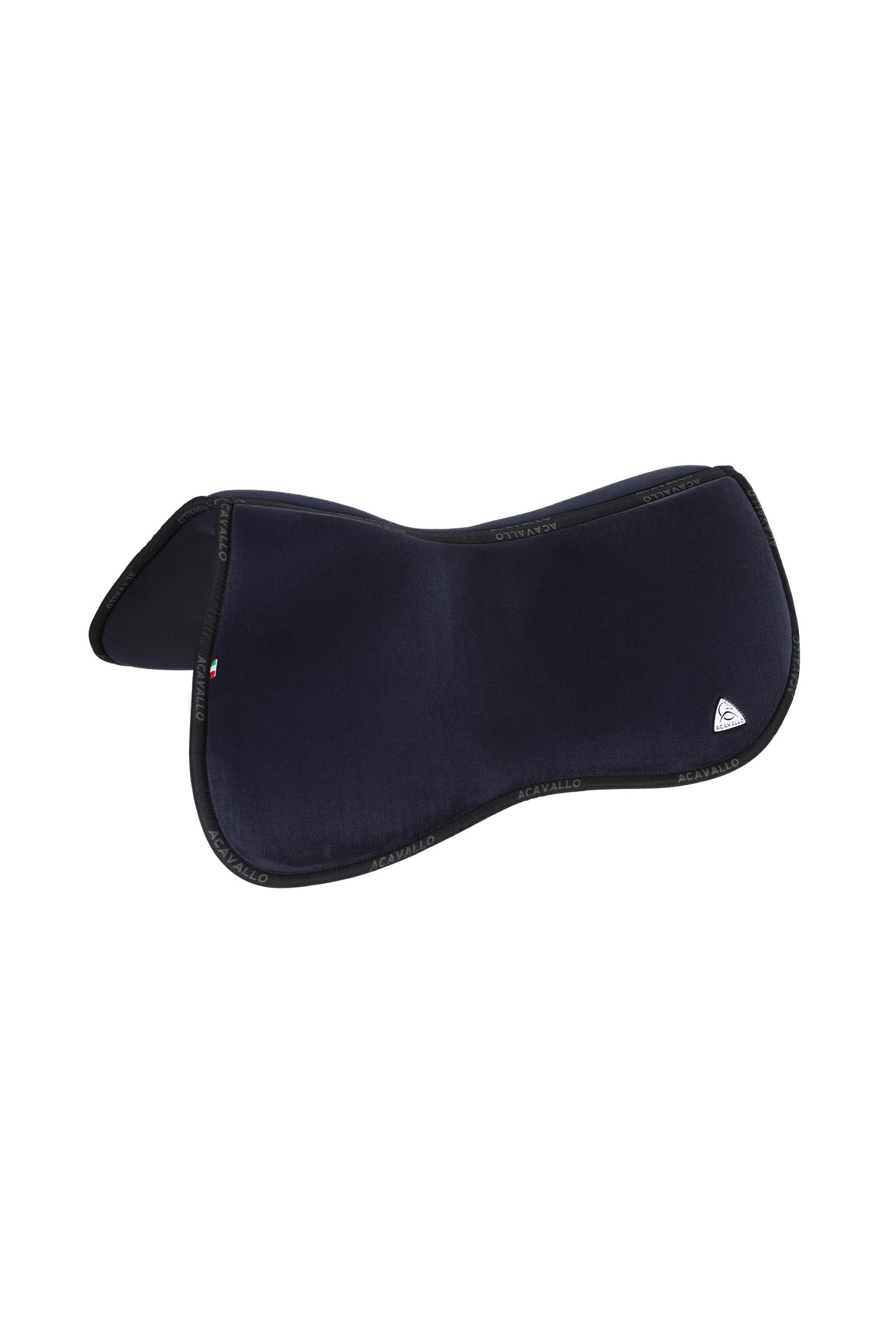 Blue Acavallo demi-tapis Classic en mousse &agrave; m&eacute;moire de forme su&eacute;d&eacute; avec rehausse arri&egrave;re  