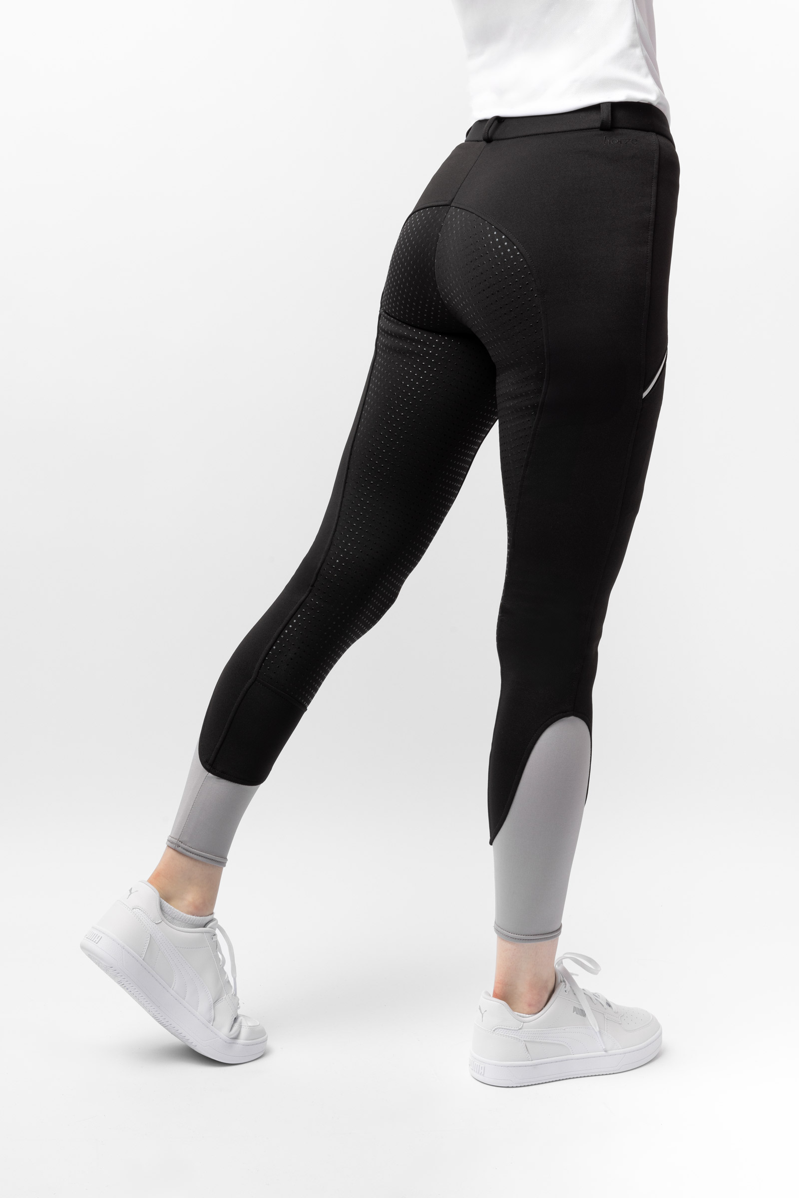 Horze Felicia Pantalons d'&eacute;quitation Thermo avec grip complet