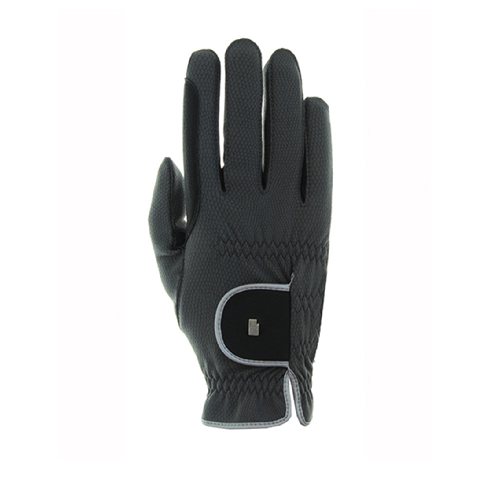 Anthracite/Silver Gants d'&eacute;quitation d'hiver Roeckl Malta