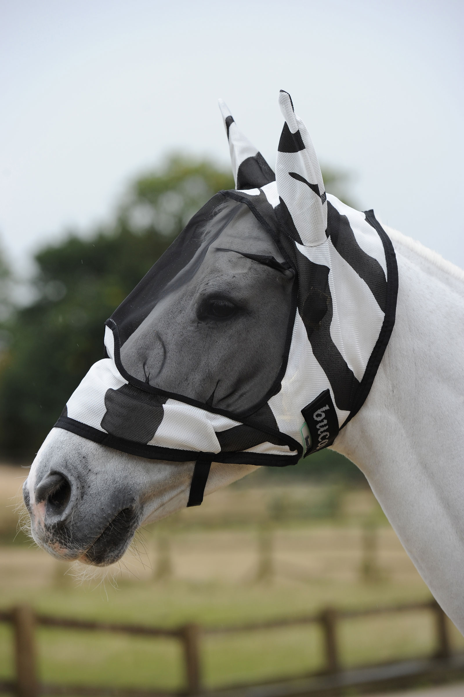 Bucas Buzz-Off Zebra Deluxe Masque anti-mouches