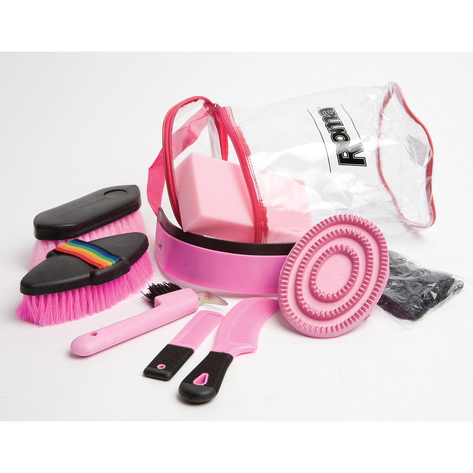 Sac polochon ensemble de pansage 9 pièces