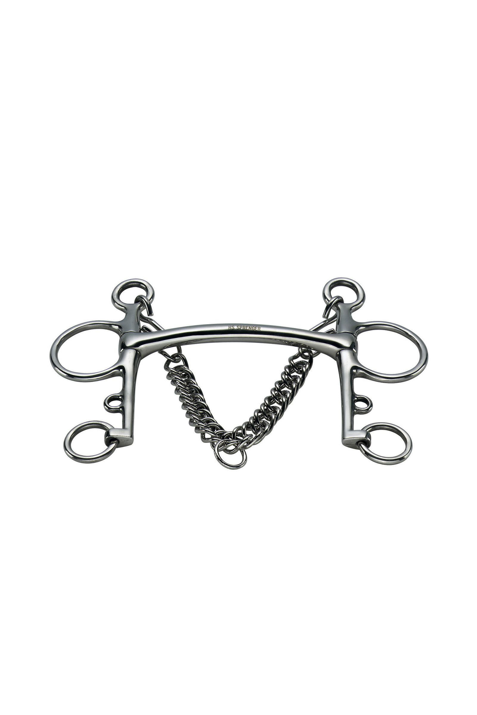 Pelham droit courbe Sprenger, acier inoxydable
