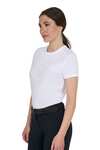 Equestro SS2026 T-shirt coton logo brillant femme  
