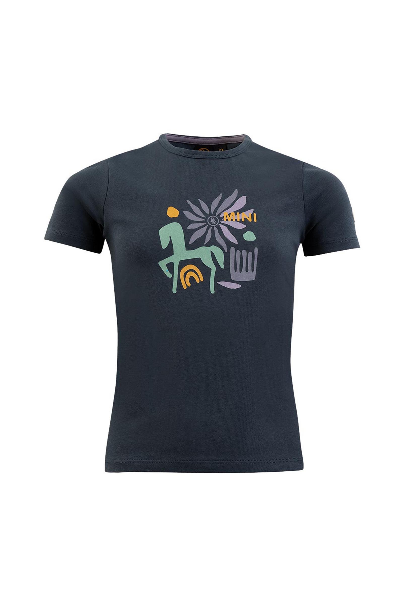 Midnight Navy BR Mini Horse T shirt pour enfants