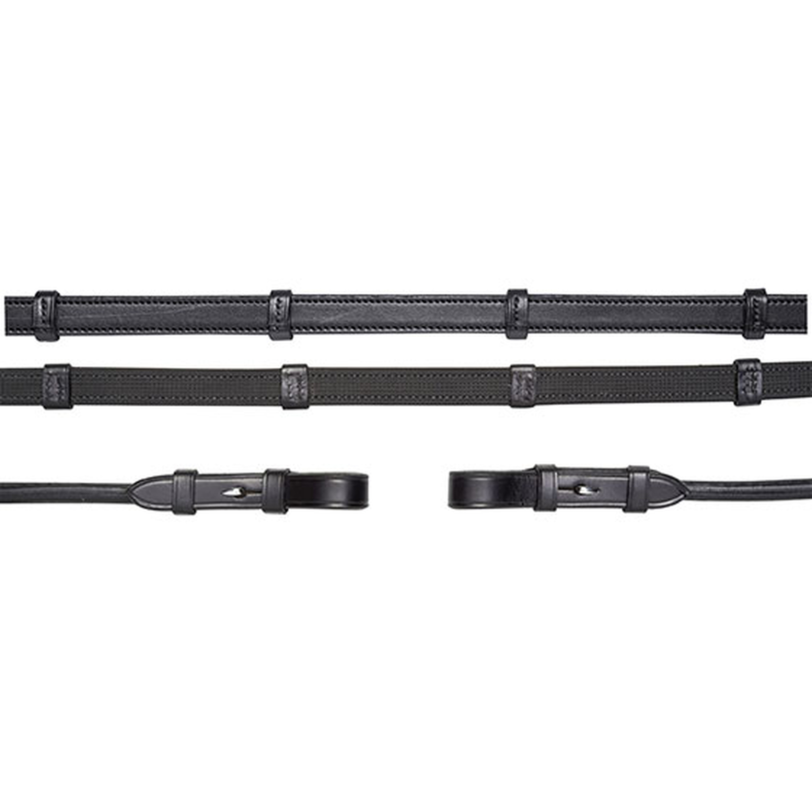 R&ecirc;nes Schockem&ouml;hle Sports, rondes, cuir/caoutchouc, r&ecirc;nes de bride