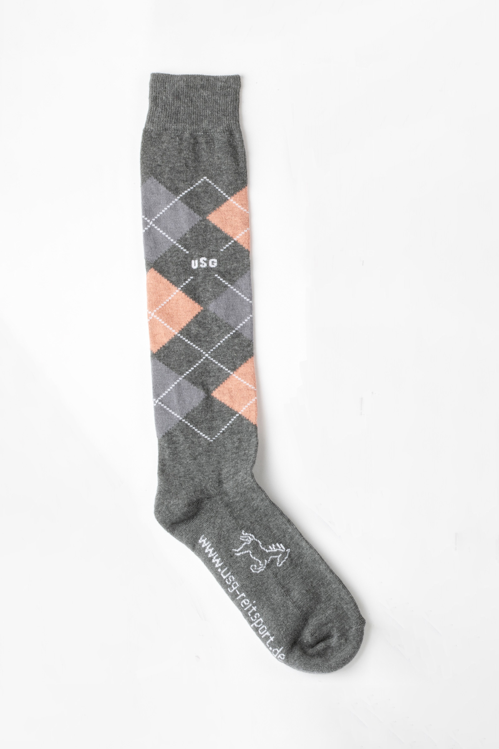 Grey/ Light Pink USG Caro Original Sockies
