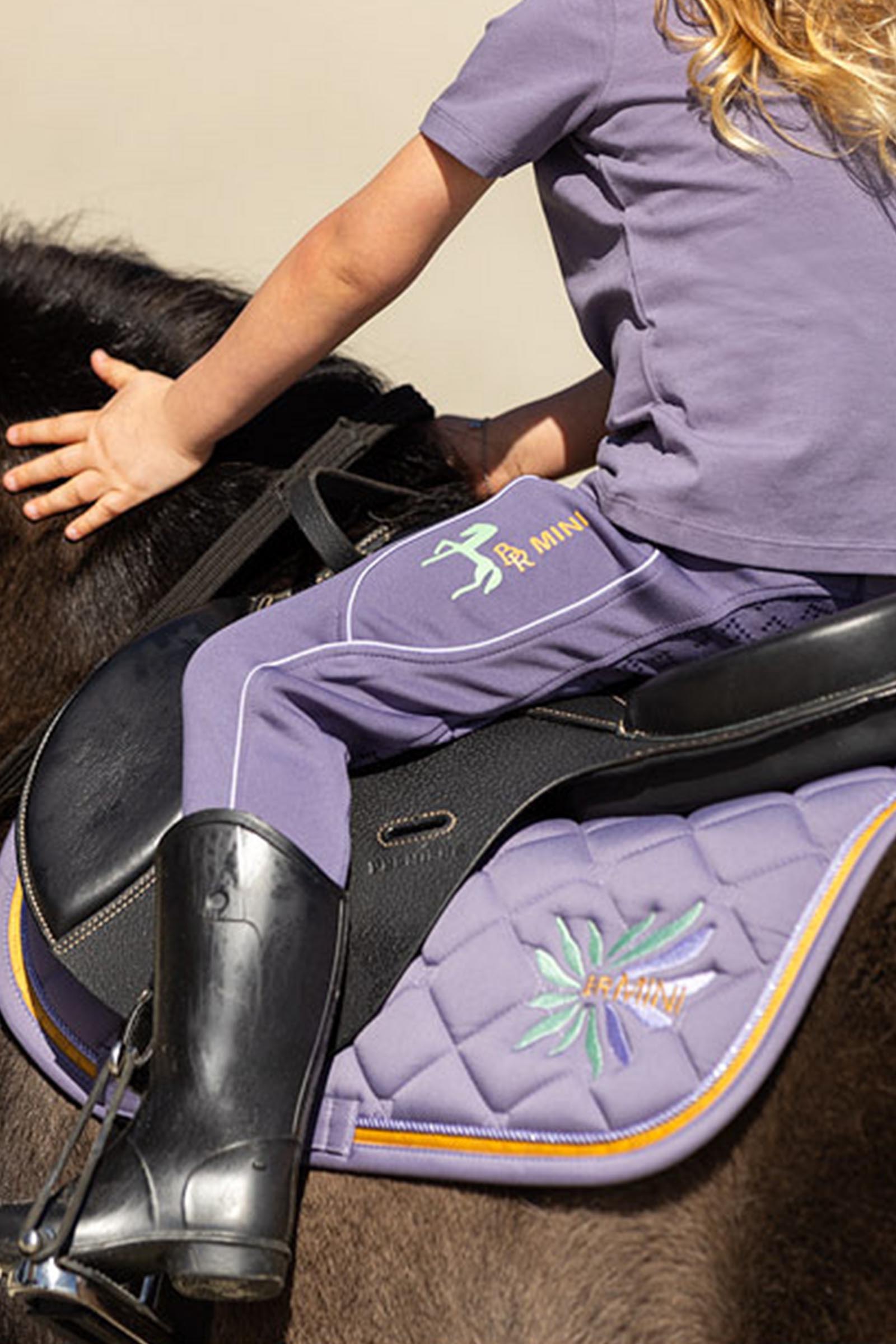 BR Mini Kids riding treggings avec siège en silicone