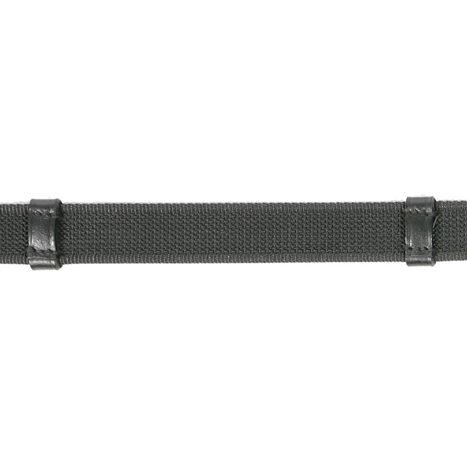 R&ecirc;nes caoutchout&eacute;es Kavalkade avec crochets de bride