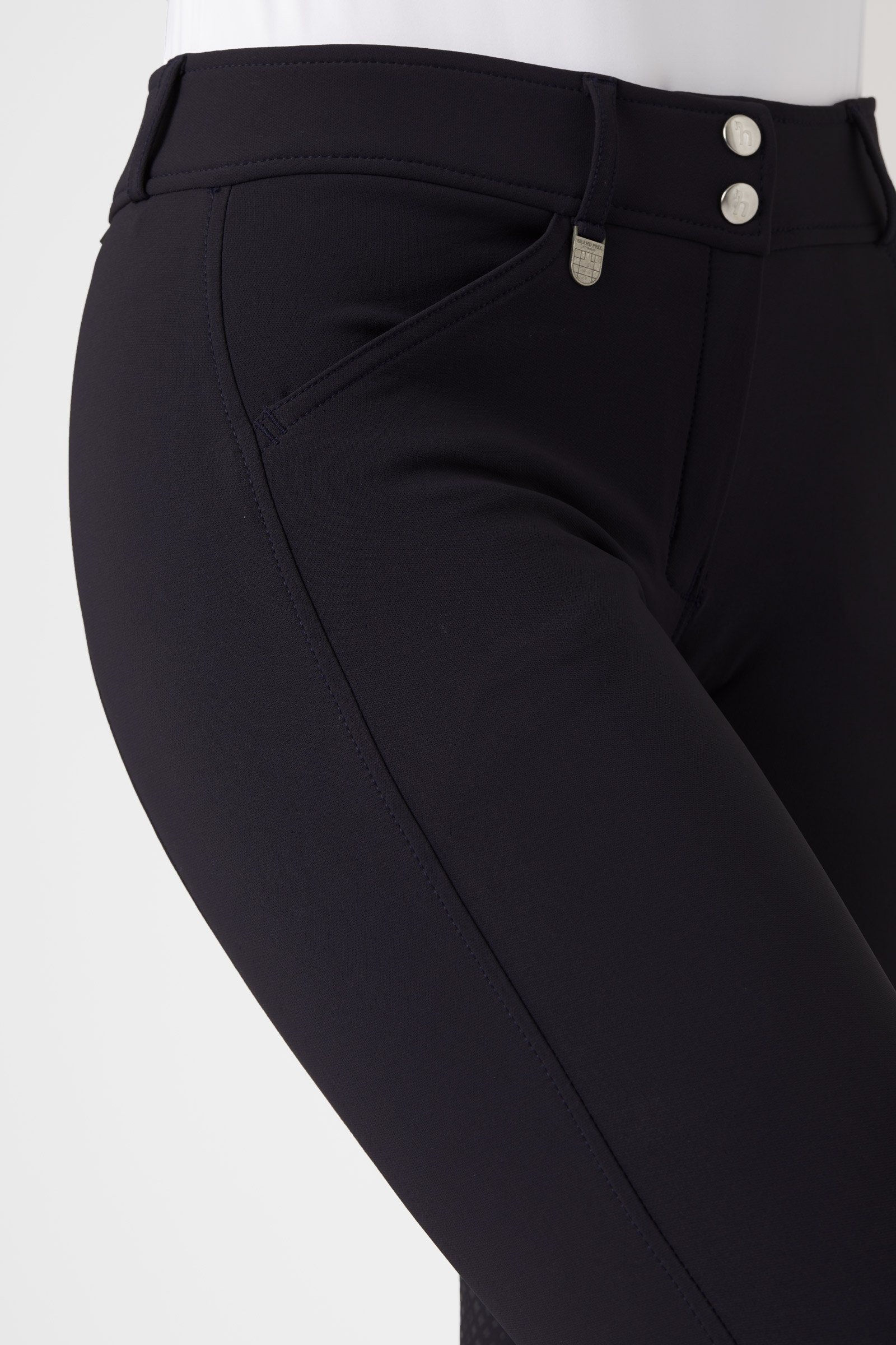 Horze Grand Prix pantalon d&rsquo;&eacute;quitation femme avec fond int&eacute;gral en silicone