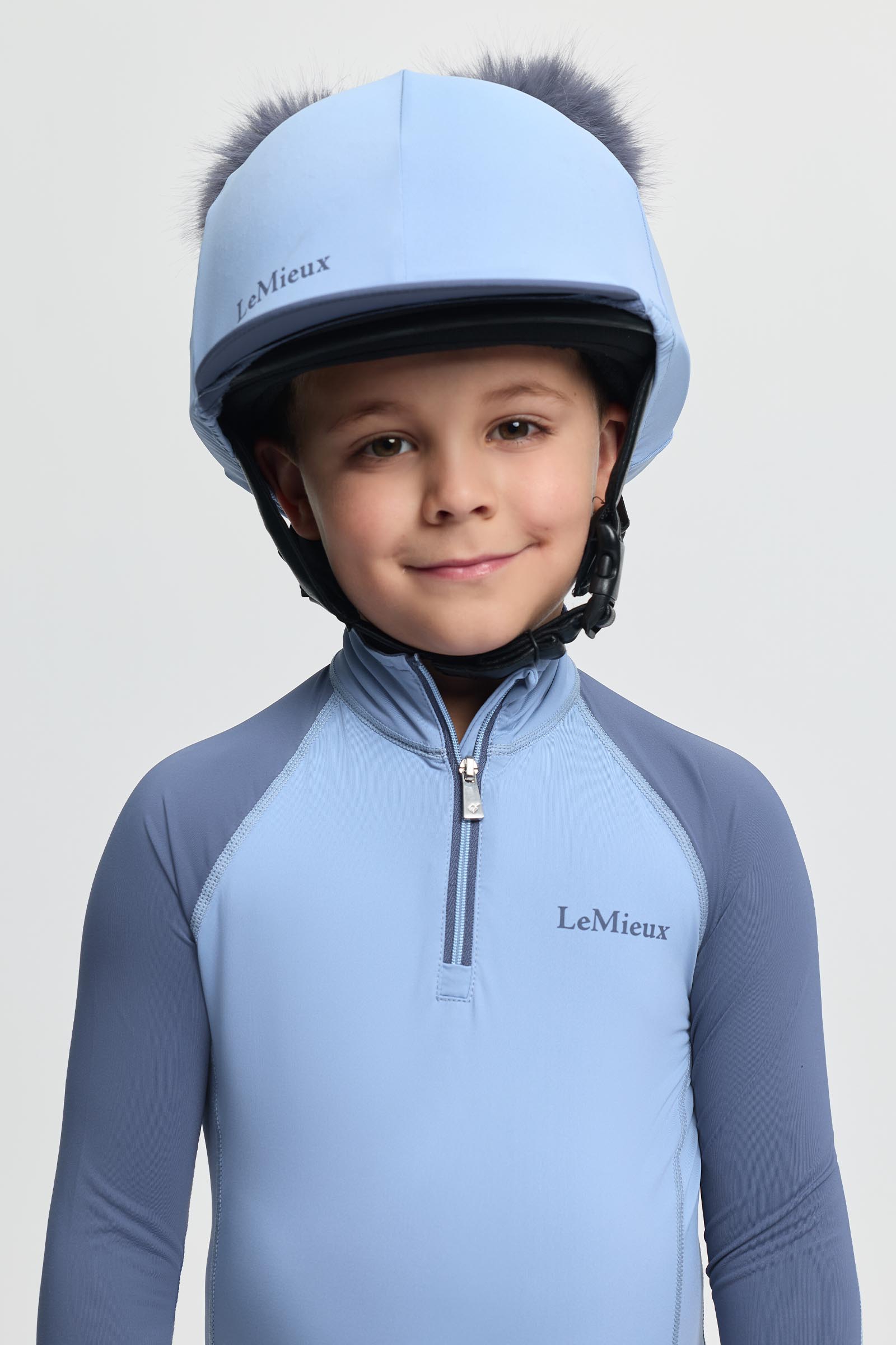 LeMieux Mini couvre-casque &agrave; double pompon