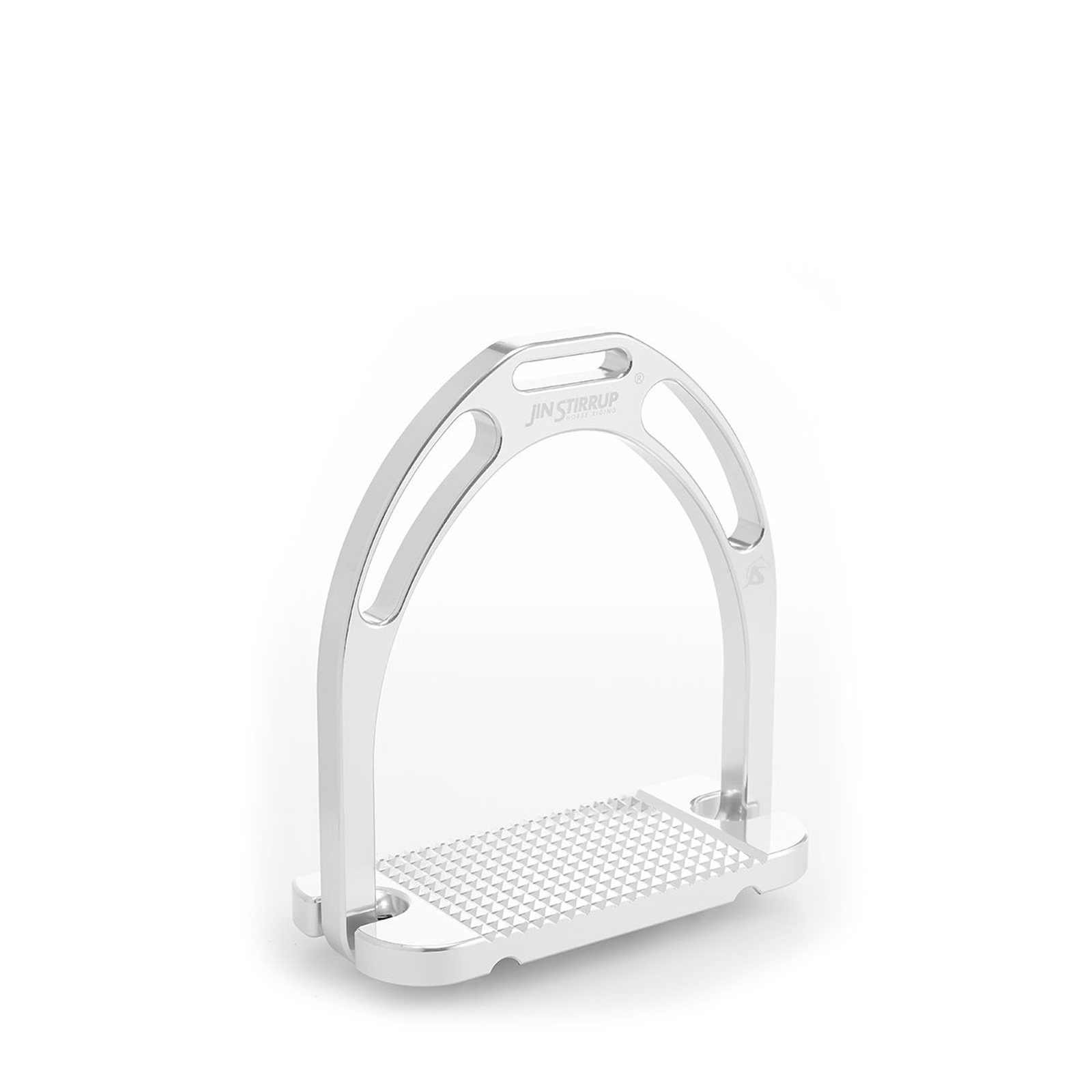 Silver Etriers Jin Stirrup, la paire