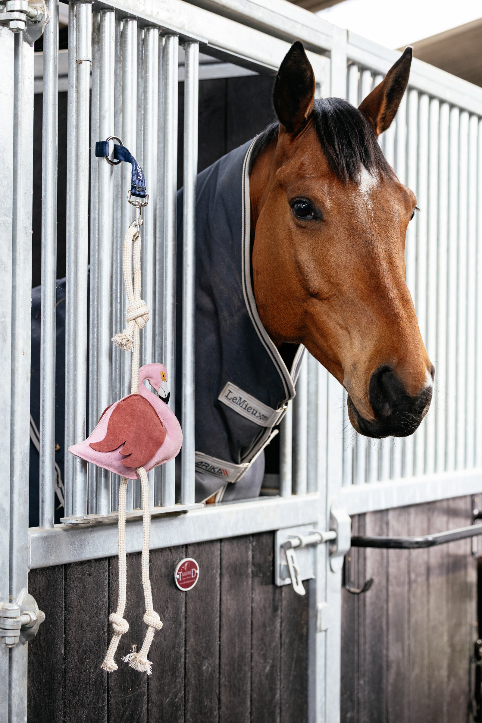 LeMieux jouet pour cheval flamant rose