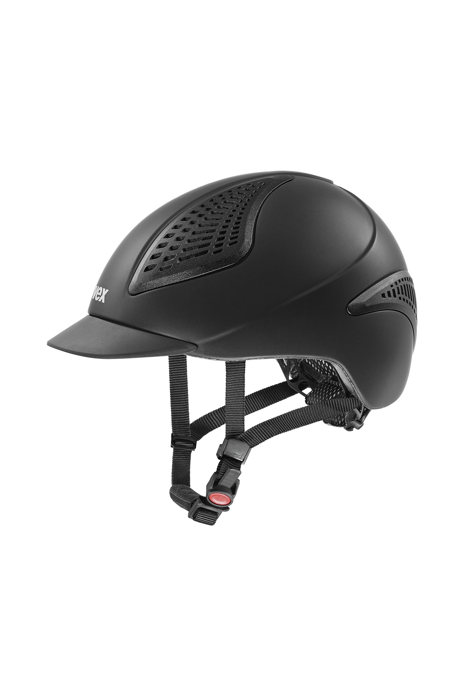 black mat Uvex Exxential III casque d'équitation