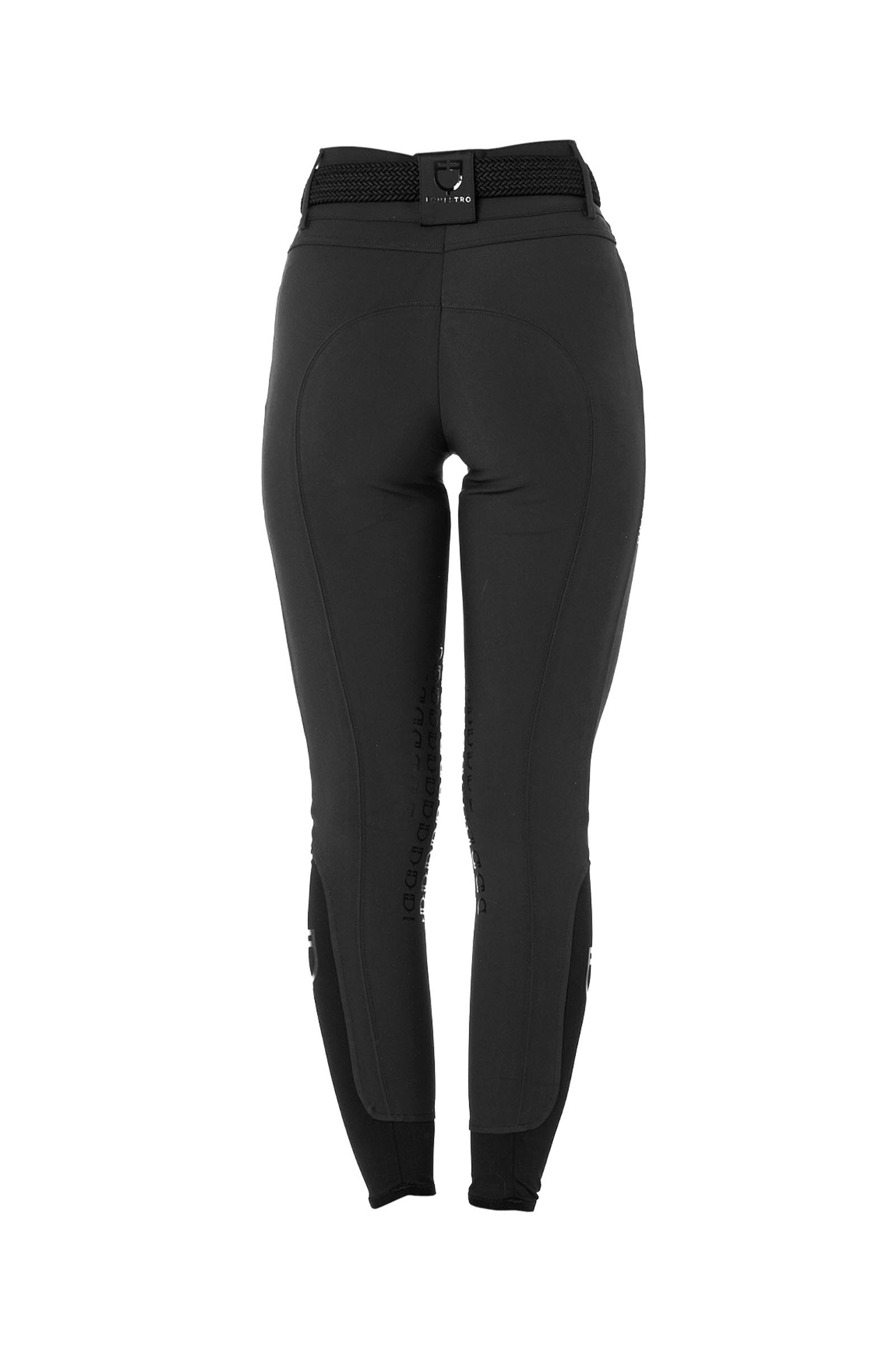 Equestro SS2026 Pantalon d'&eacute;quitation taille haute femme grip genoux  