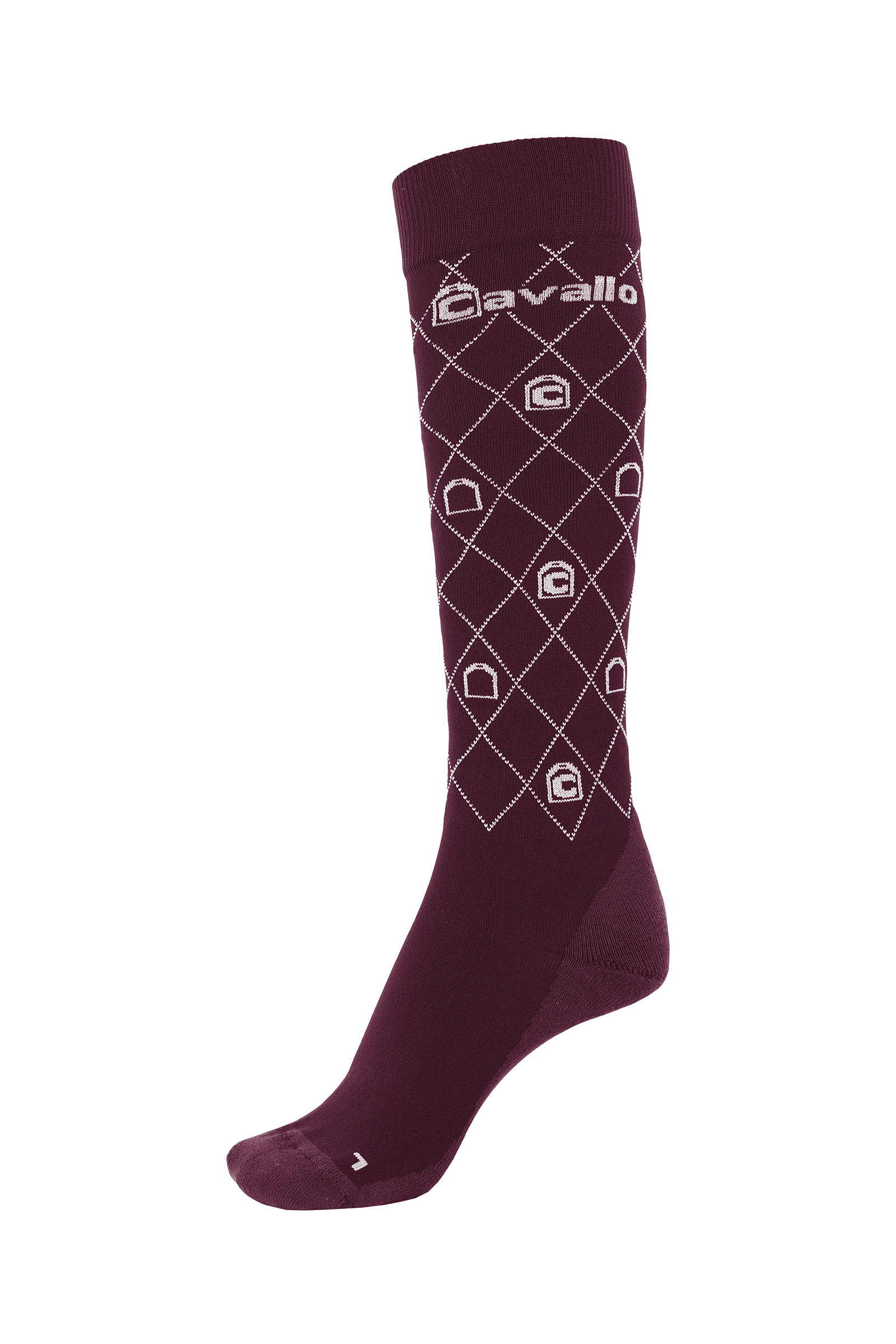 Wine Red Chaussettes Cavallo CavalSura