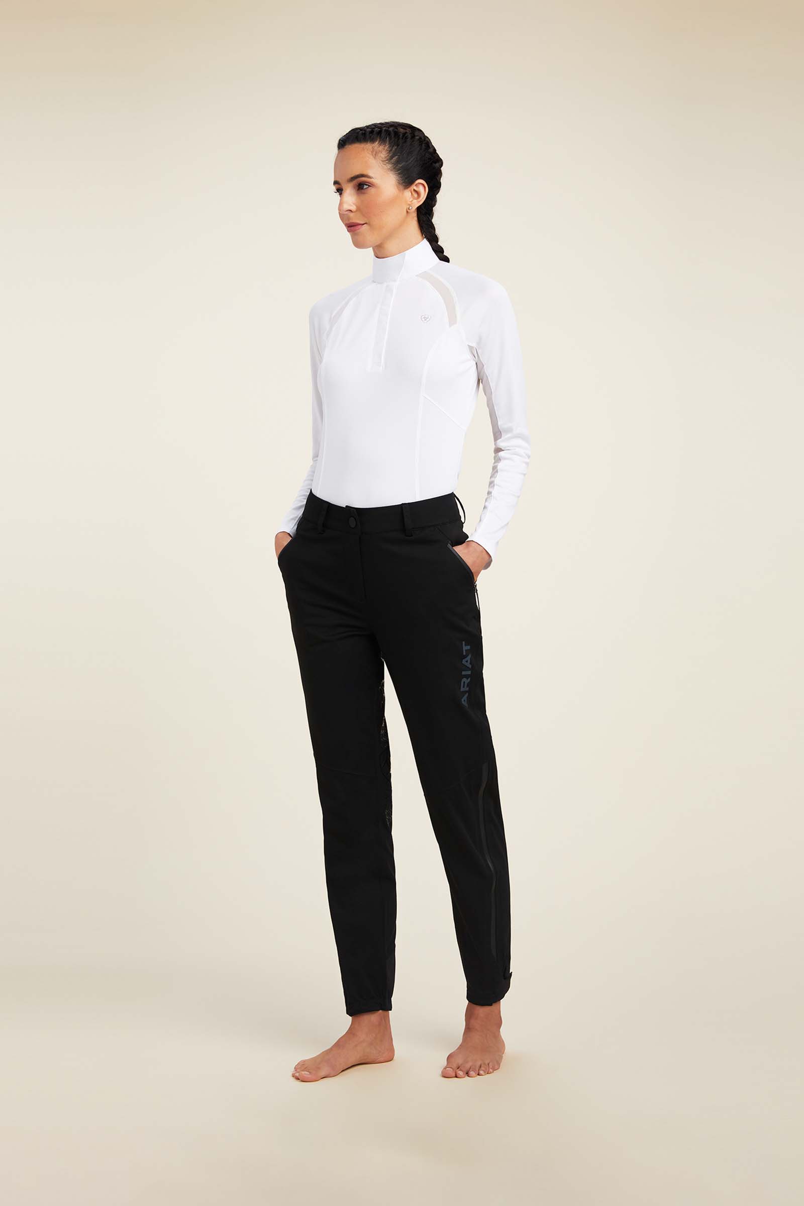 Ariat Venture H2O Shell Leggings d'&eacute;quitation Jodhpurs &agrave; fond int&eacute;gral pour femme