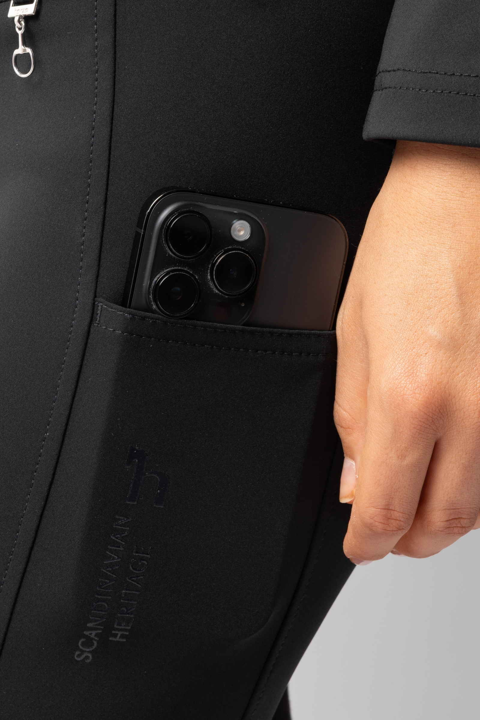 Horze Leonie pantalon d'équitation à fond intégral pour femme en daim végétalien