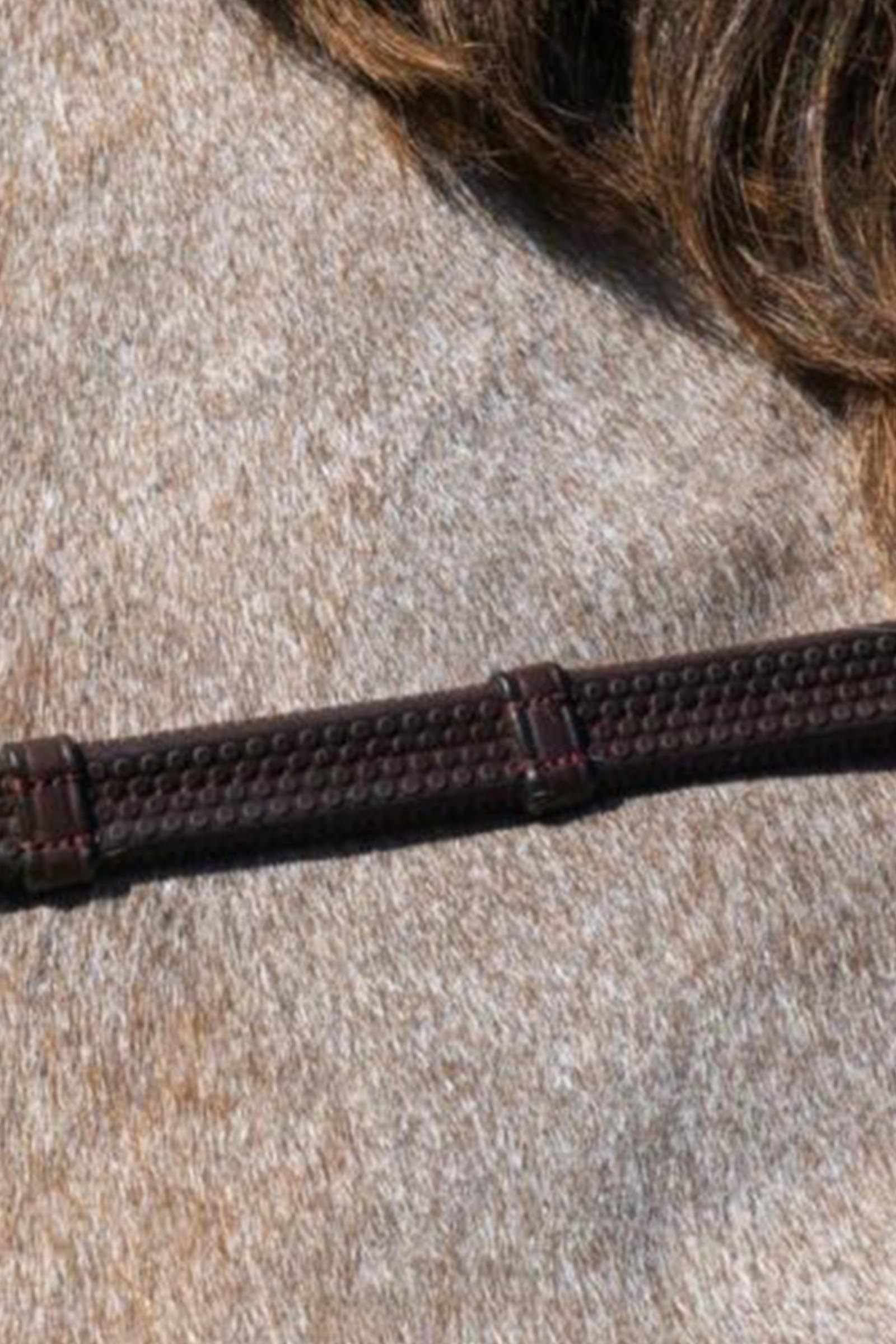 Dy'on Working rênes en caoutchouc (13 mm) avec 7 butées en cuir