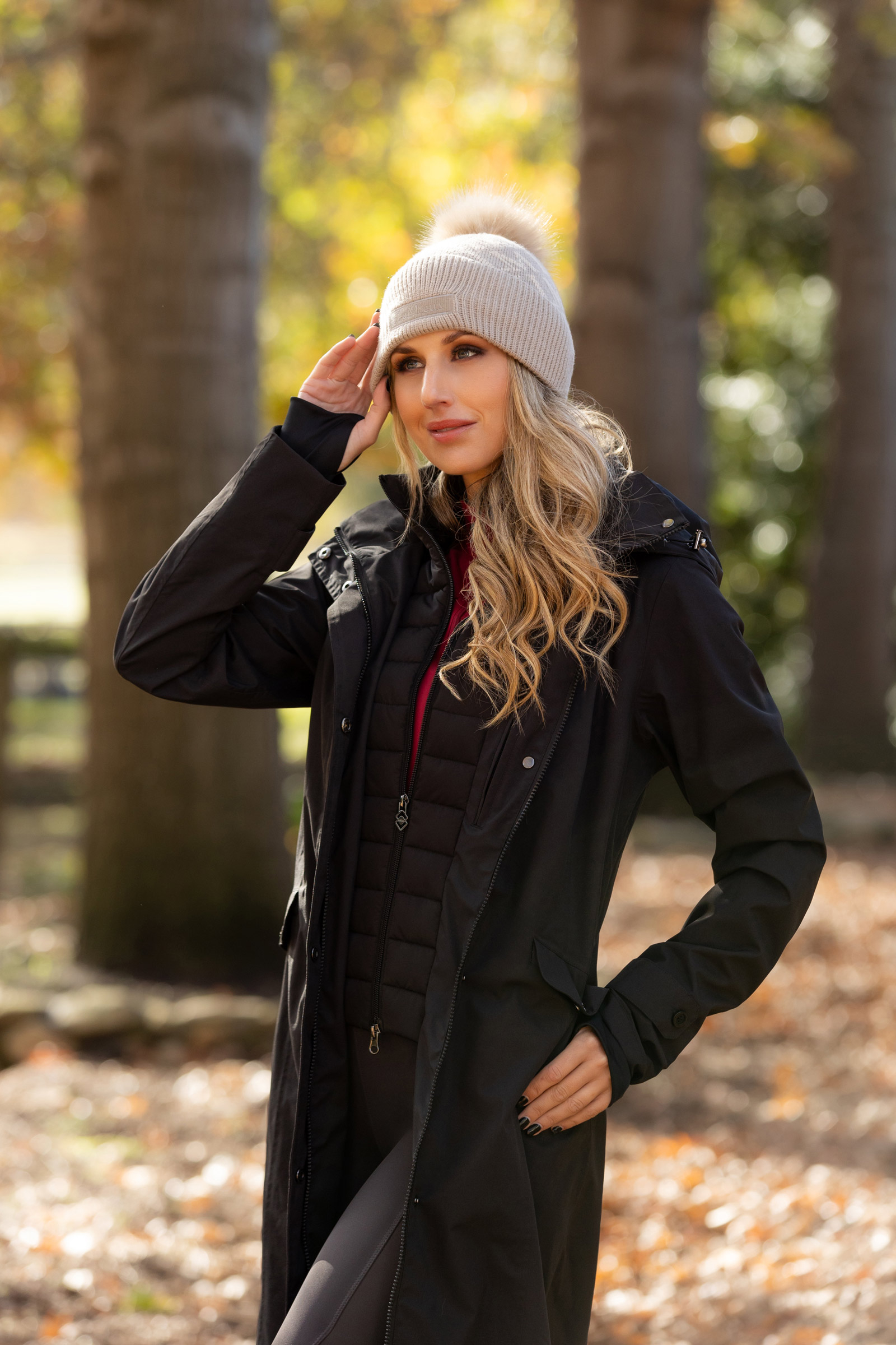 LeMieux Amelie manteau d’équitation imperméable et léger pour femme