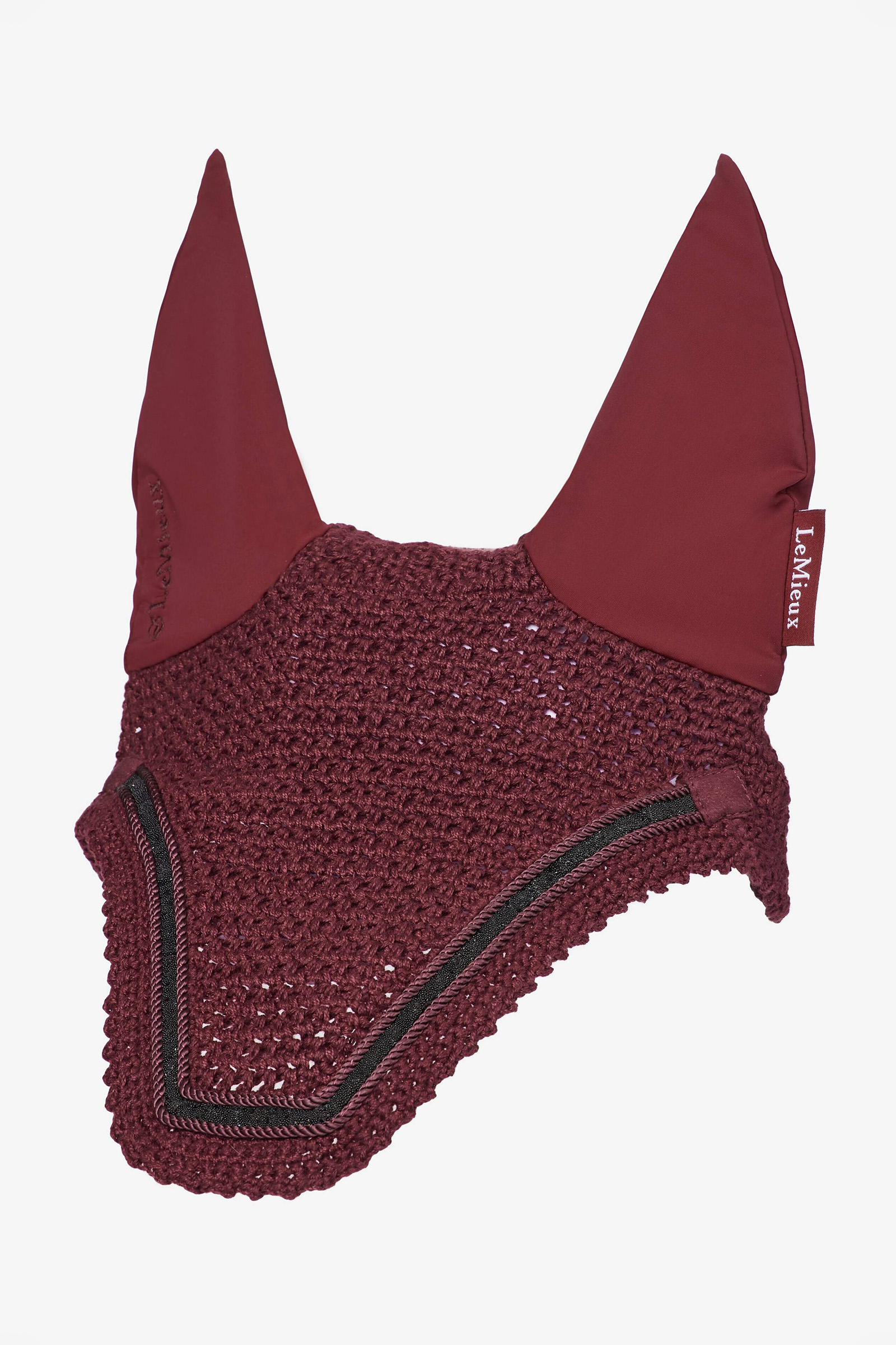 Burgundy Bonnet anti-mouches LeMieux Cristaux