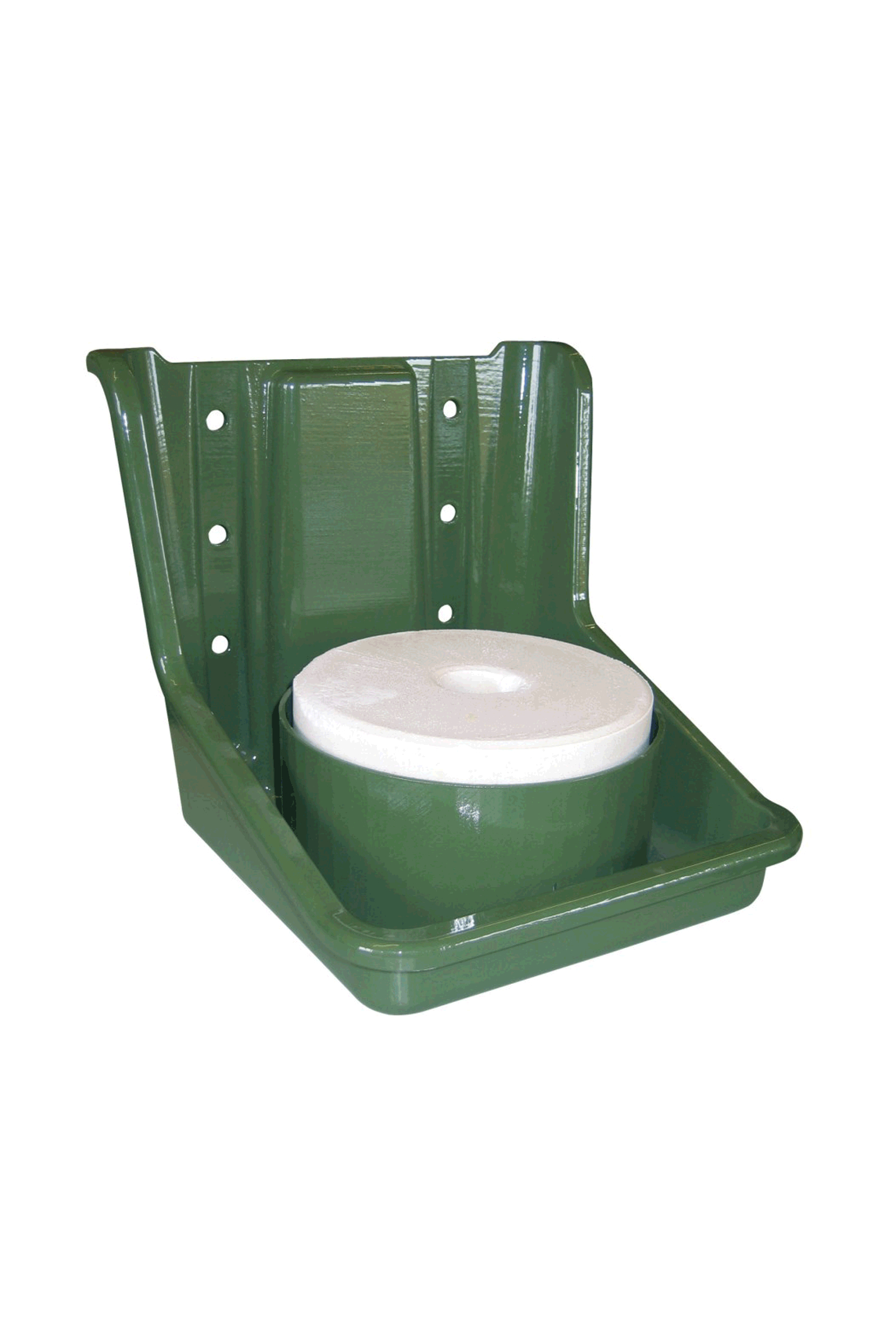 Support pour pierre &agrave; l&eacute;cher Kerbl avec insert pour pierres rondes