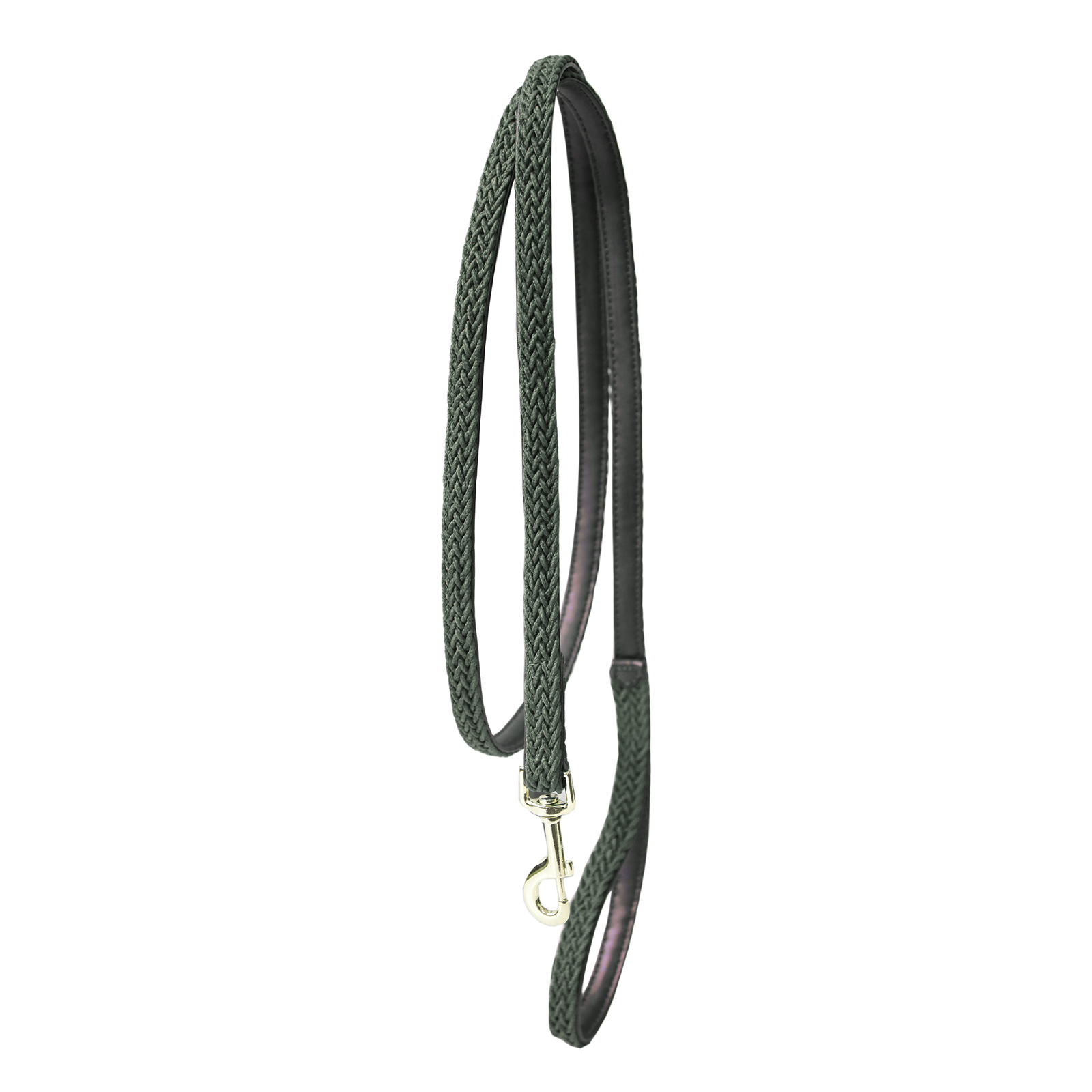 Olive Dark green Laisse pour chien en nylon tressé Kentucky Dogwear