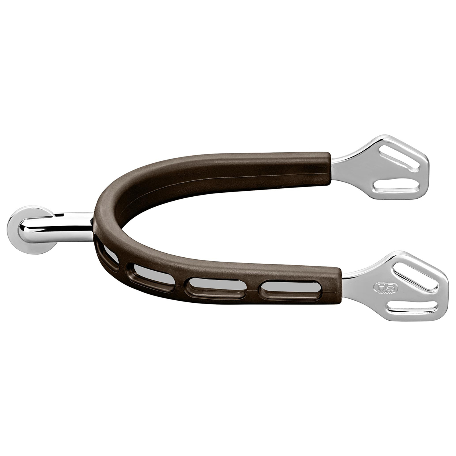 Éperons Sprenger Ultra Fit partie adhérente Marron, Acier Inox, à molette n°6