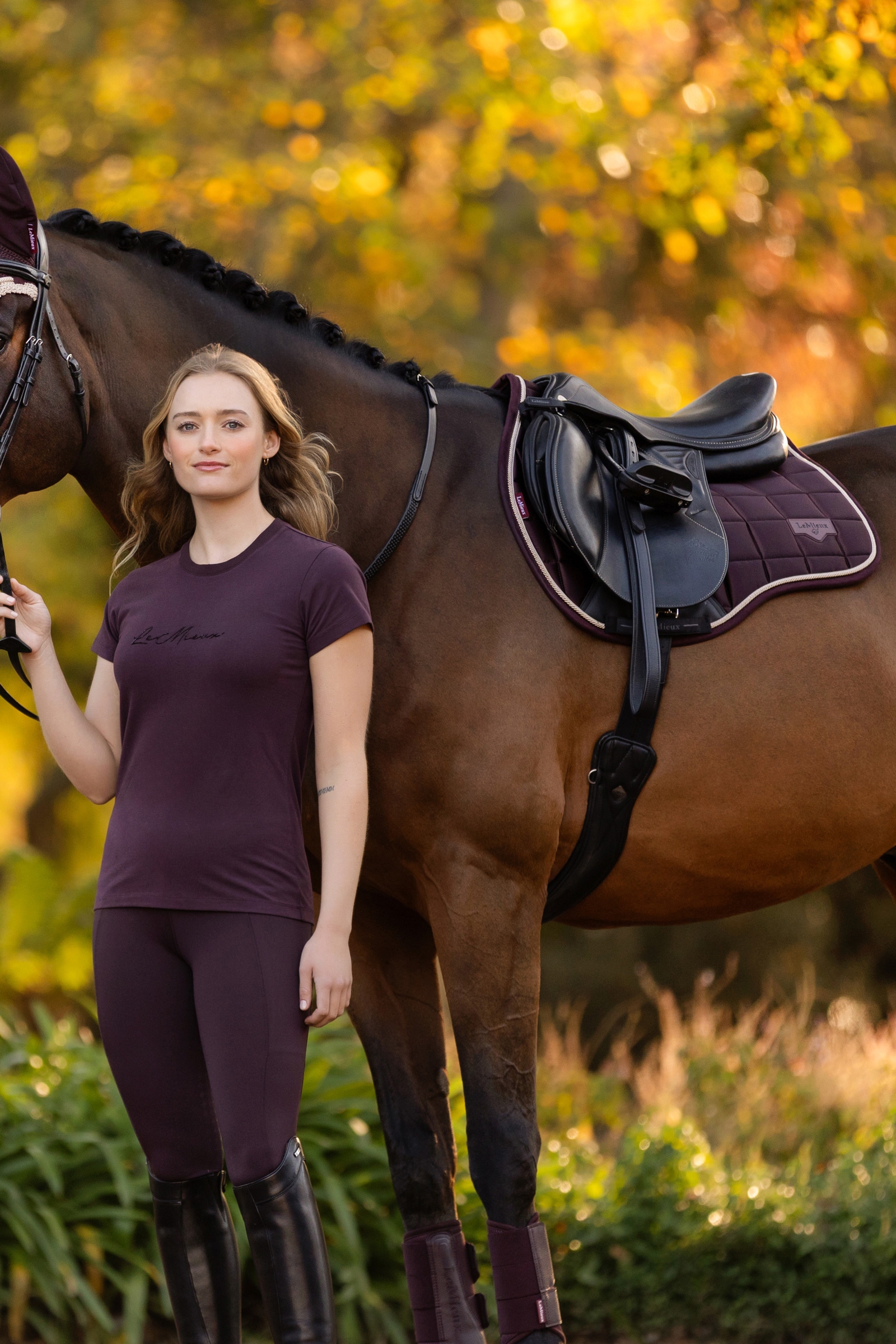 LeMieux Loire Classic Square tapis de selle polyvalent