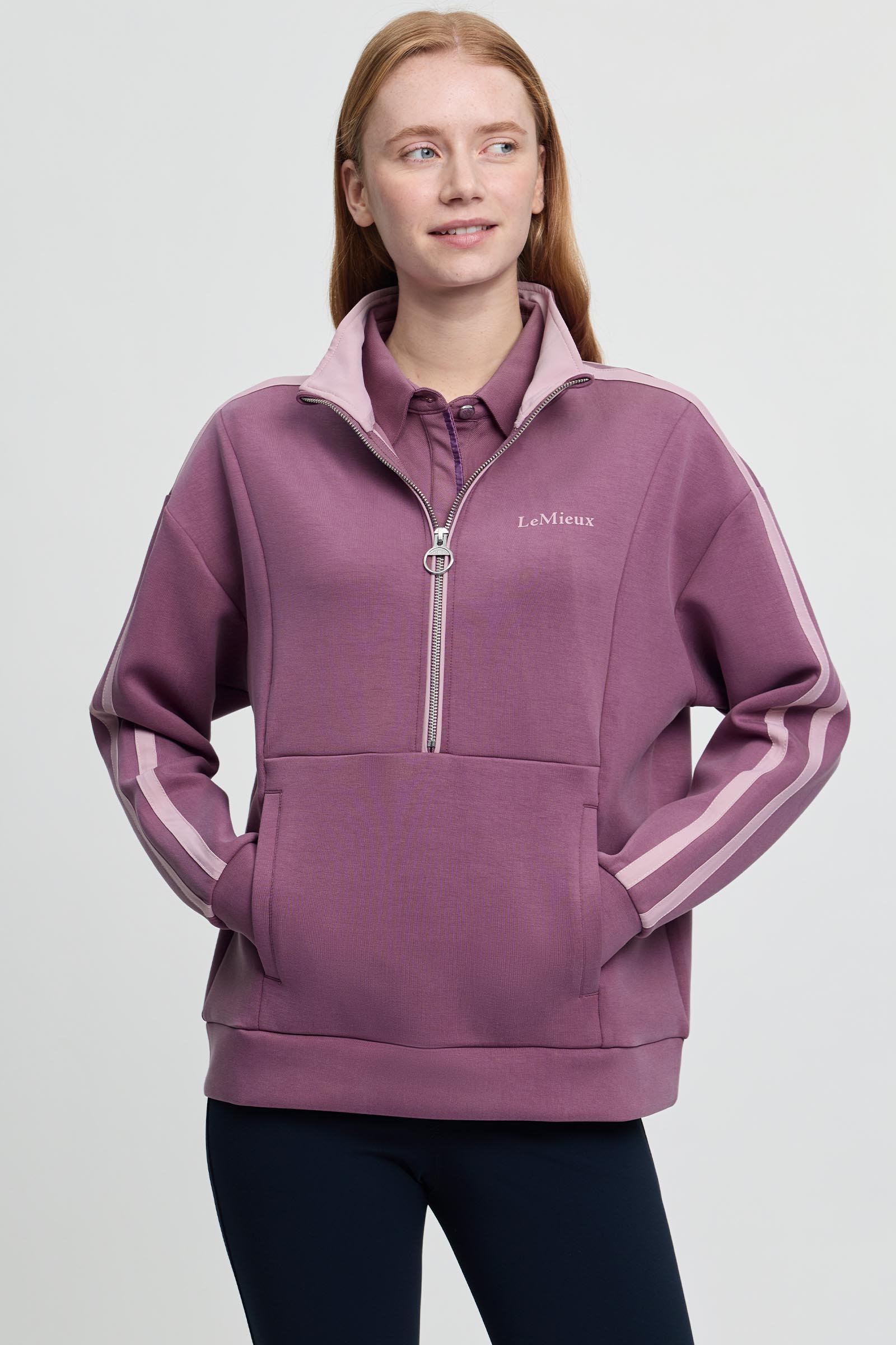 Mallow LeMieux Connie sweat femme demi-zip