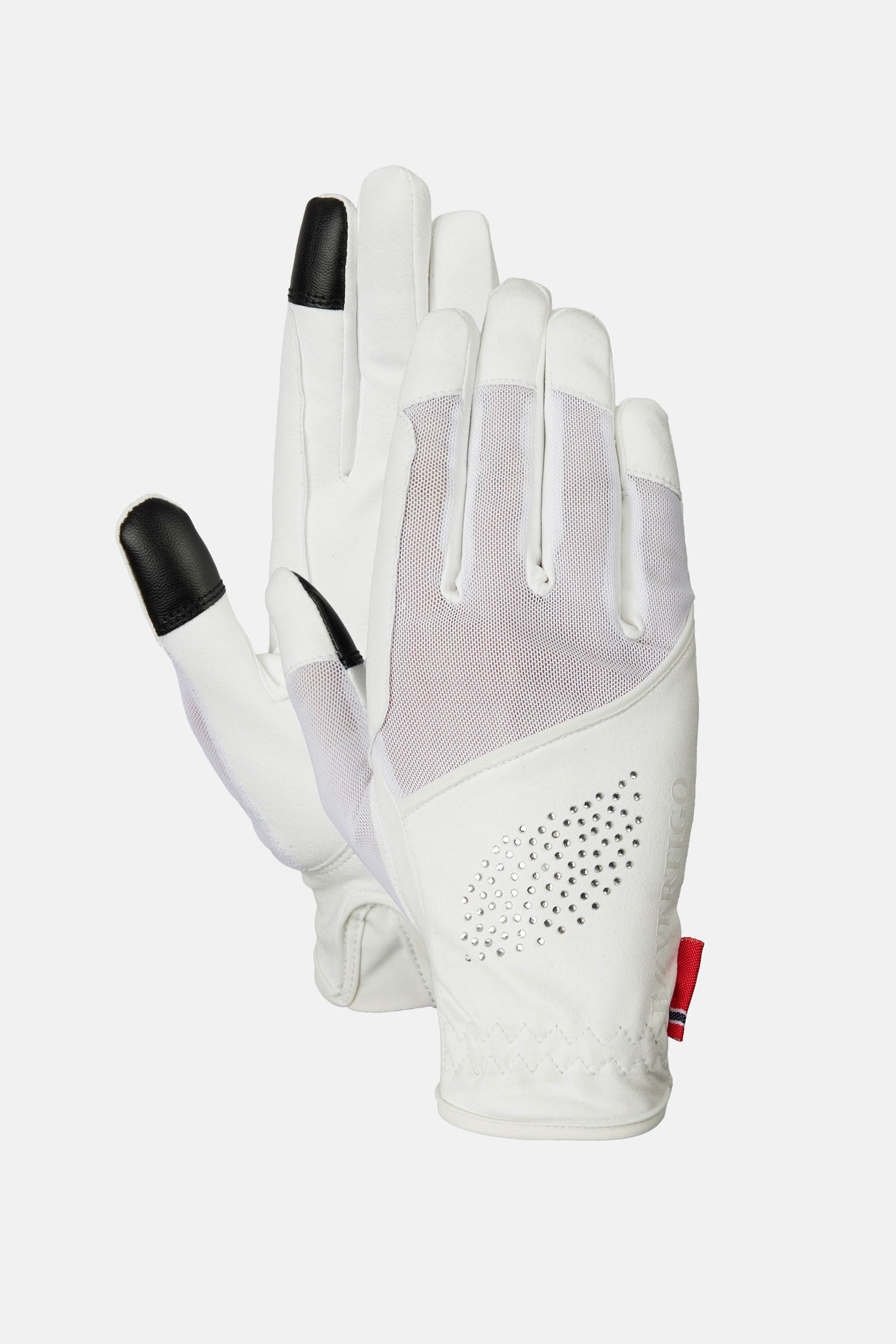 White B Vertigo Lux gants d&rsquo;&eacute;quitation