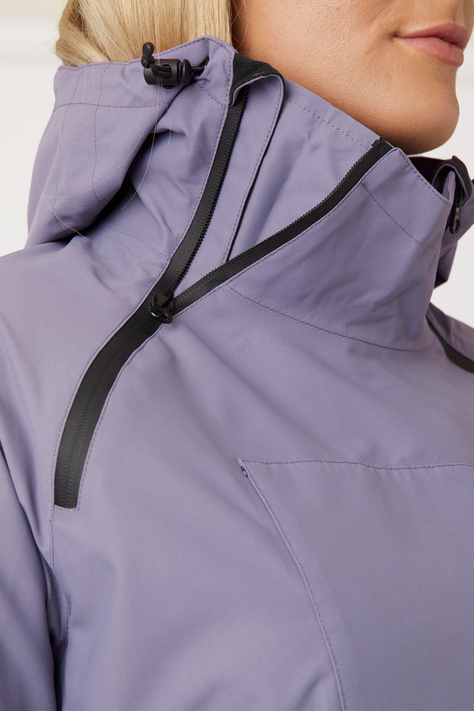 Veste d'équitation imperméable Horze Ayla avec fermetures éclair, femme