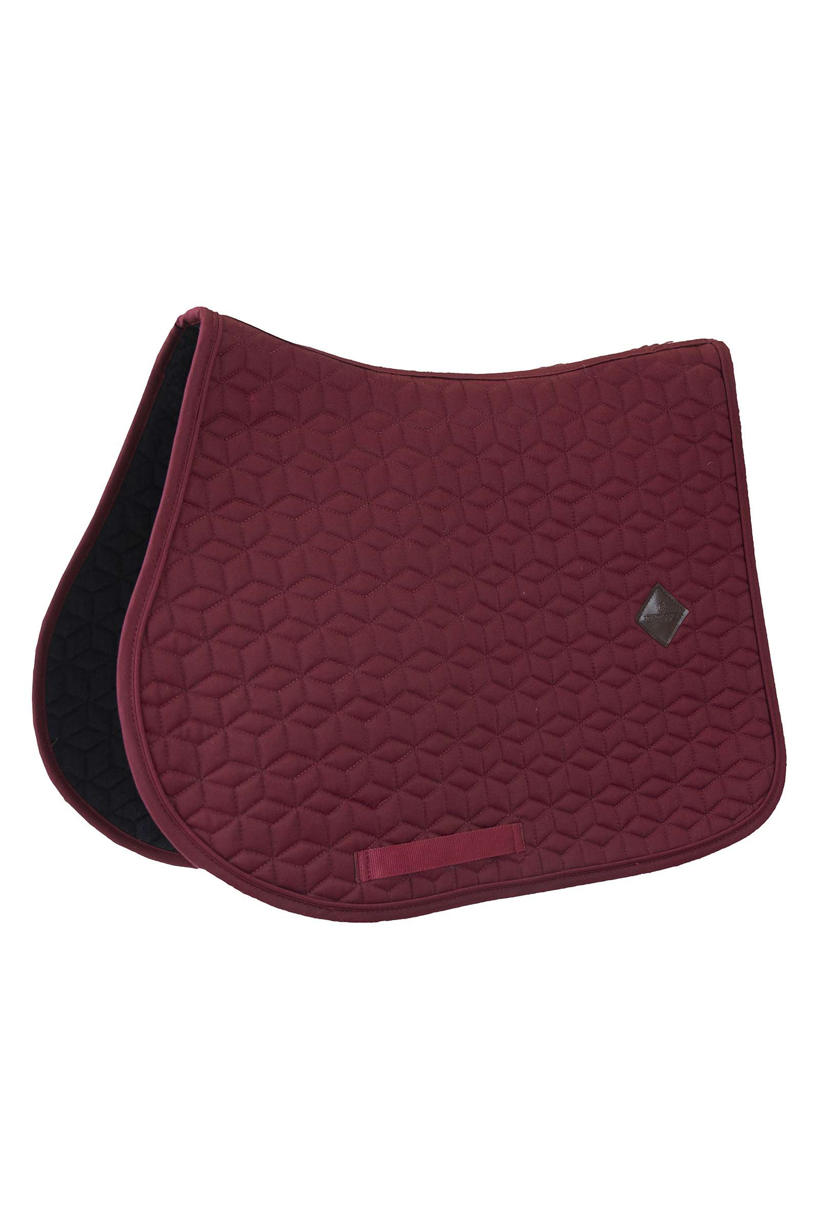 Dark Red Kentucky Horsewear tapis de selle jumping basic