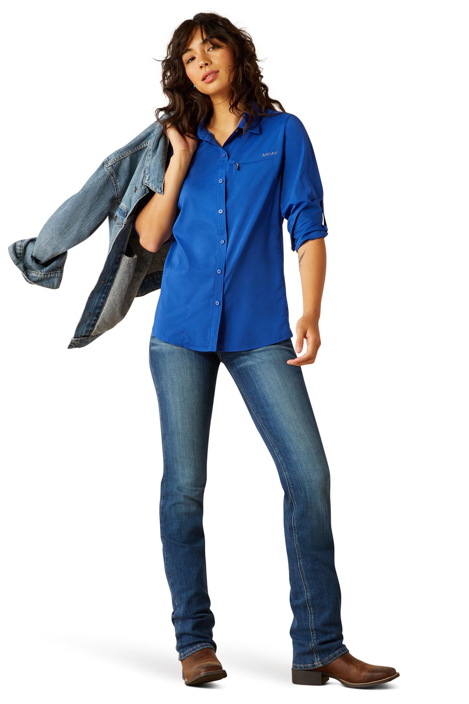 Ariat VentTEK chemise-blouse femme à manches longues