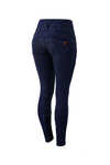 Pantalon d'équitation thermo jean fond intégral Horze Kacy, femme