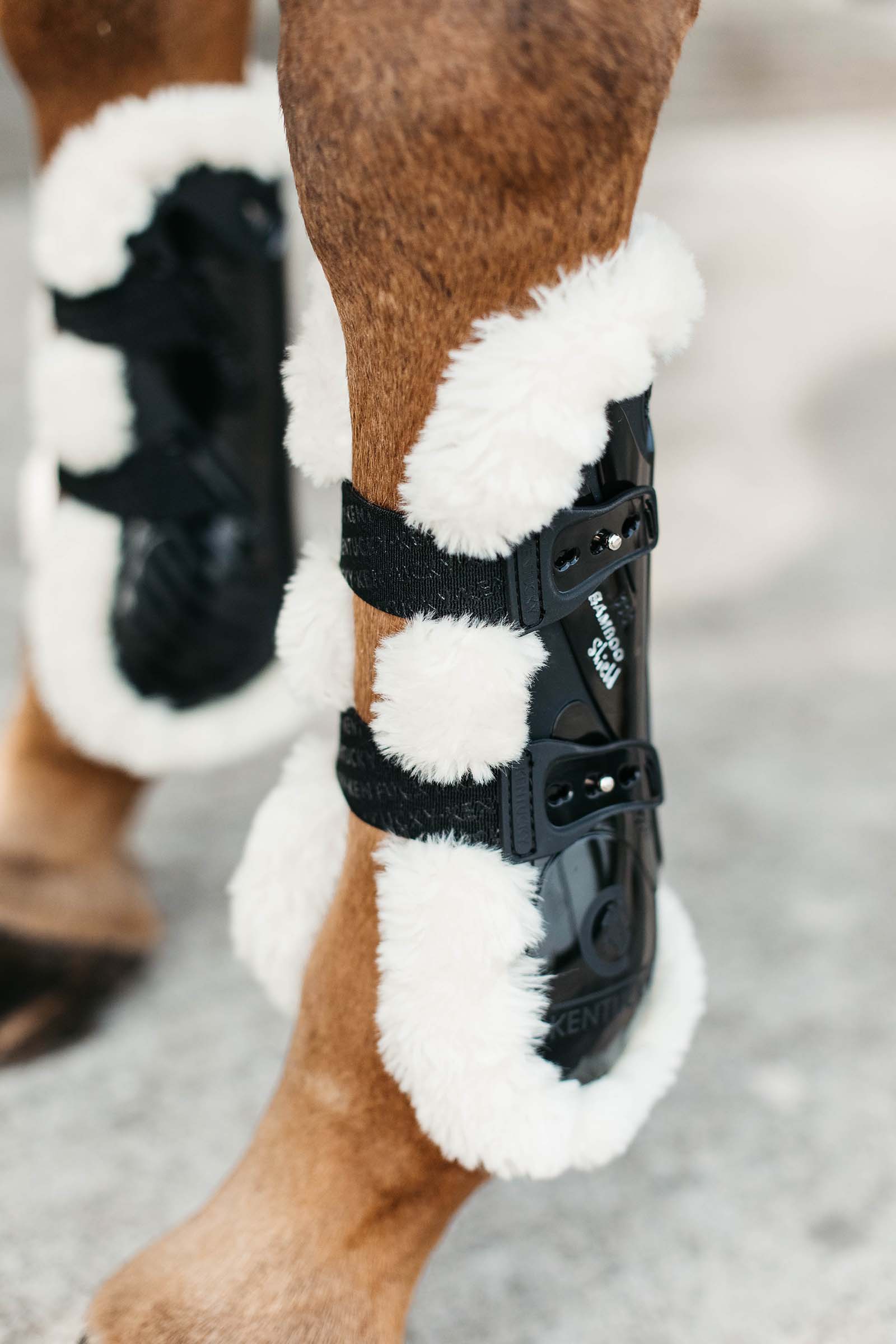 Kentucky Horsewear Guêtres Bamboo Elastic mouton vegan