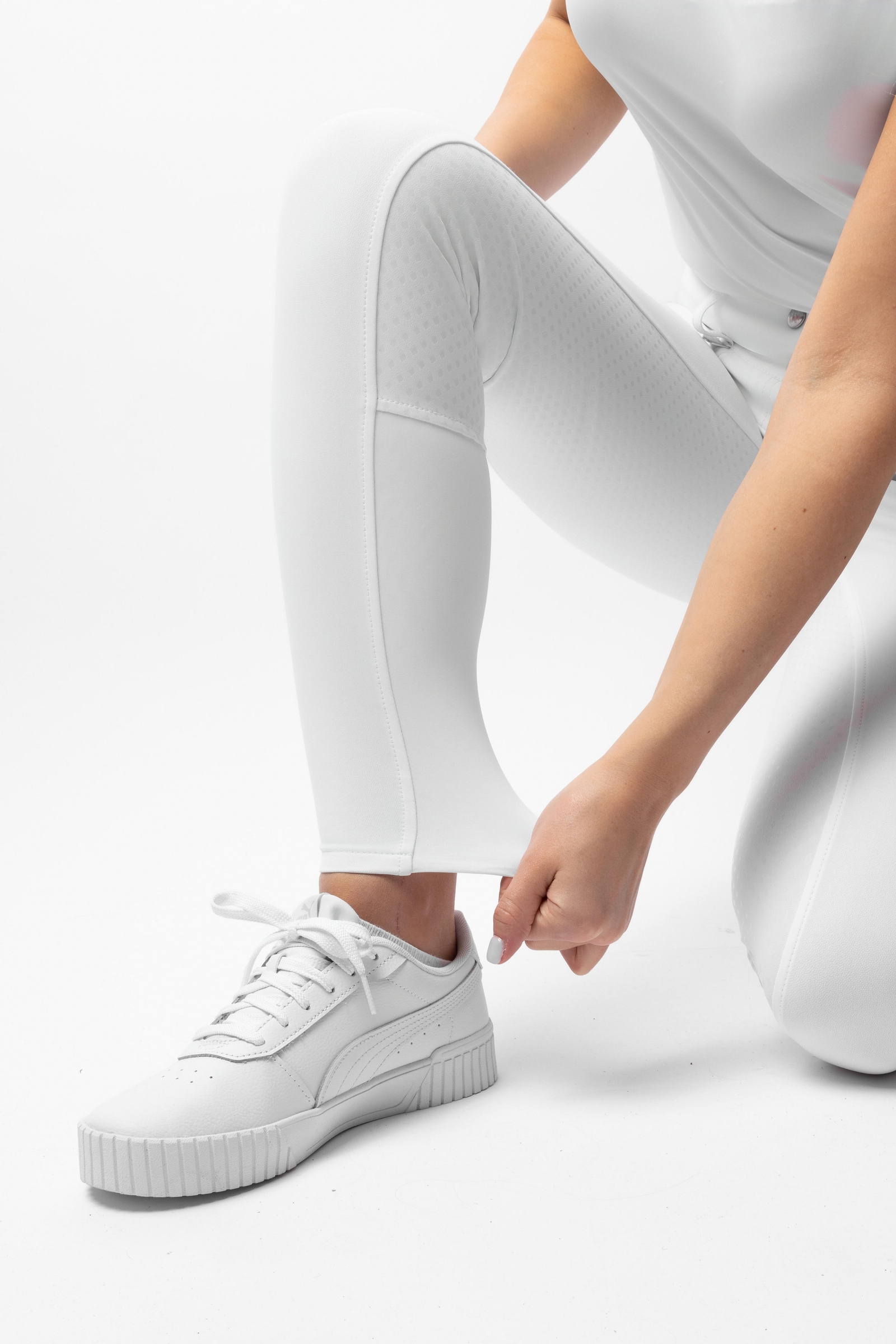 Horze Grand Prix Show Pantalon d'&eacute;quitation Full Grip UPF 50+