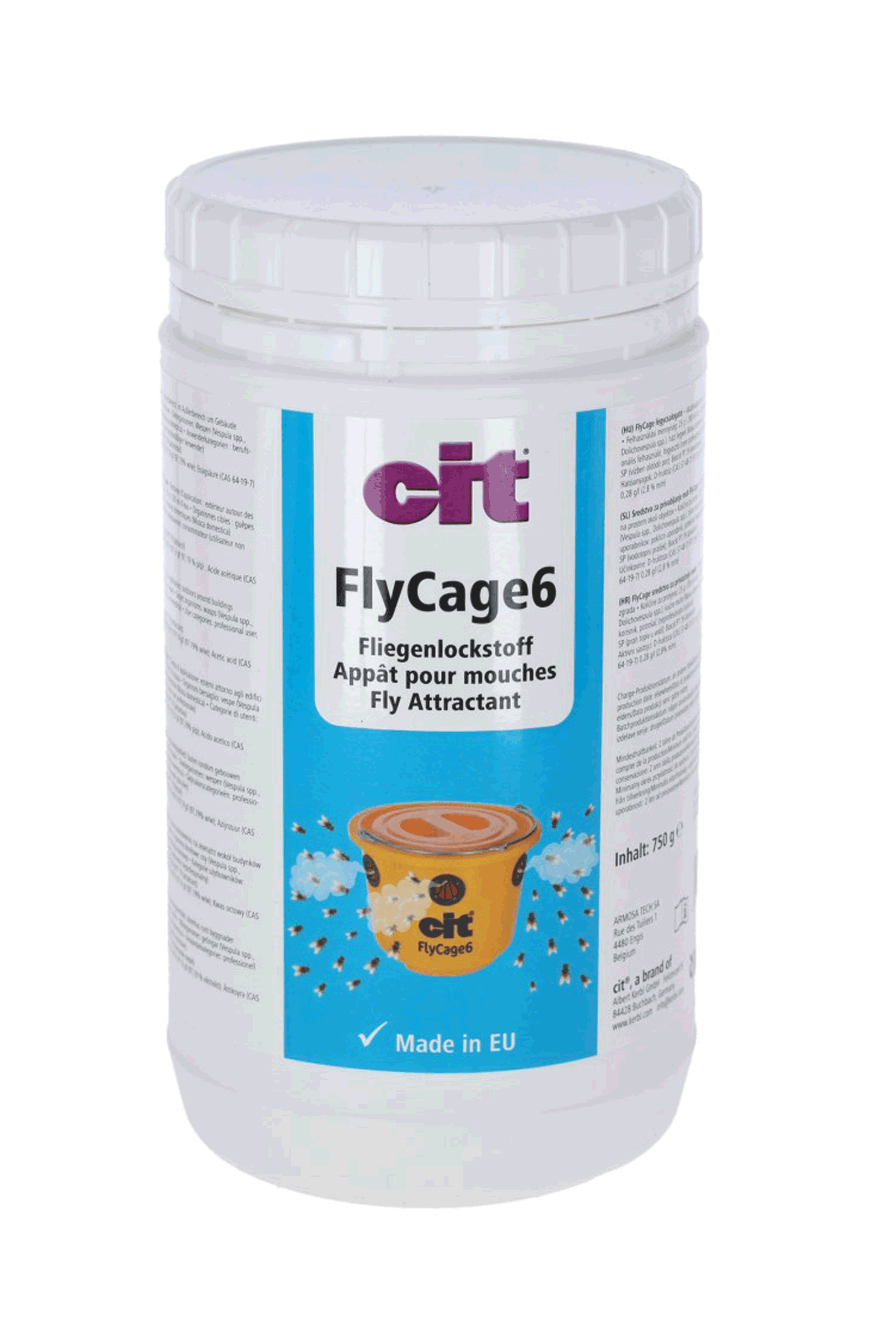 Kerbl Cit attractif à mouches pour FlyCage 6, 750 g