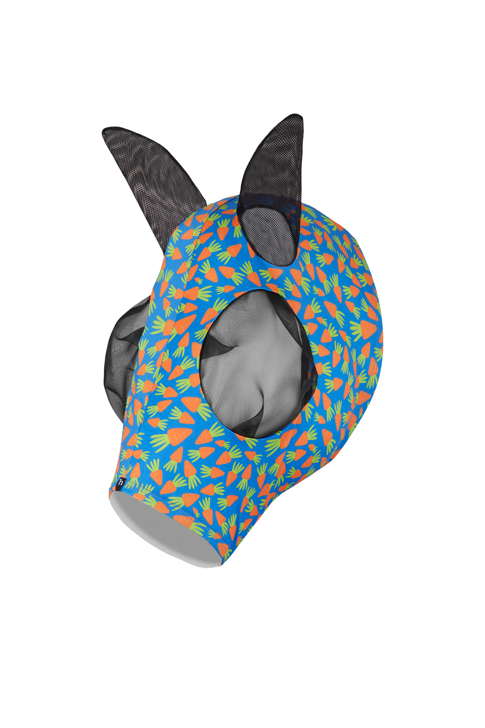 Orange  Horze Masque anti-mouches élastique à enfiler