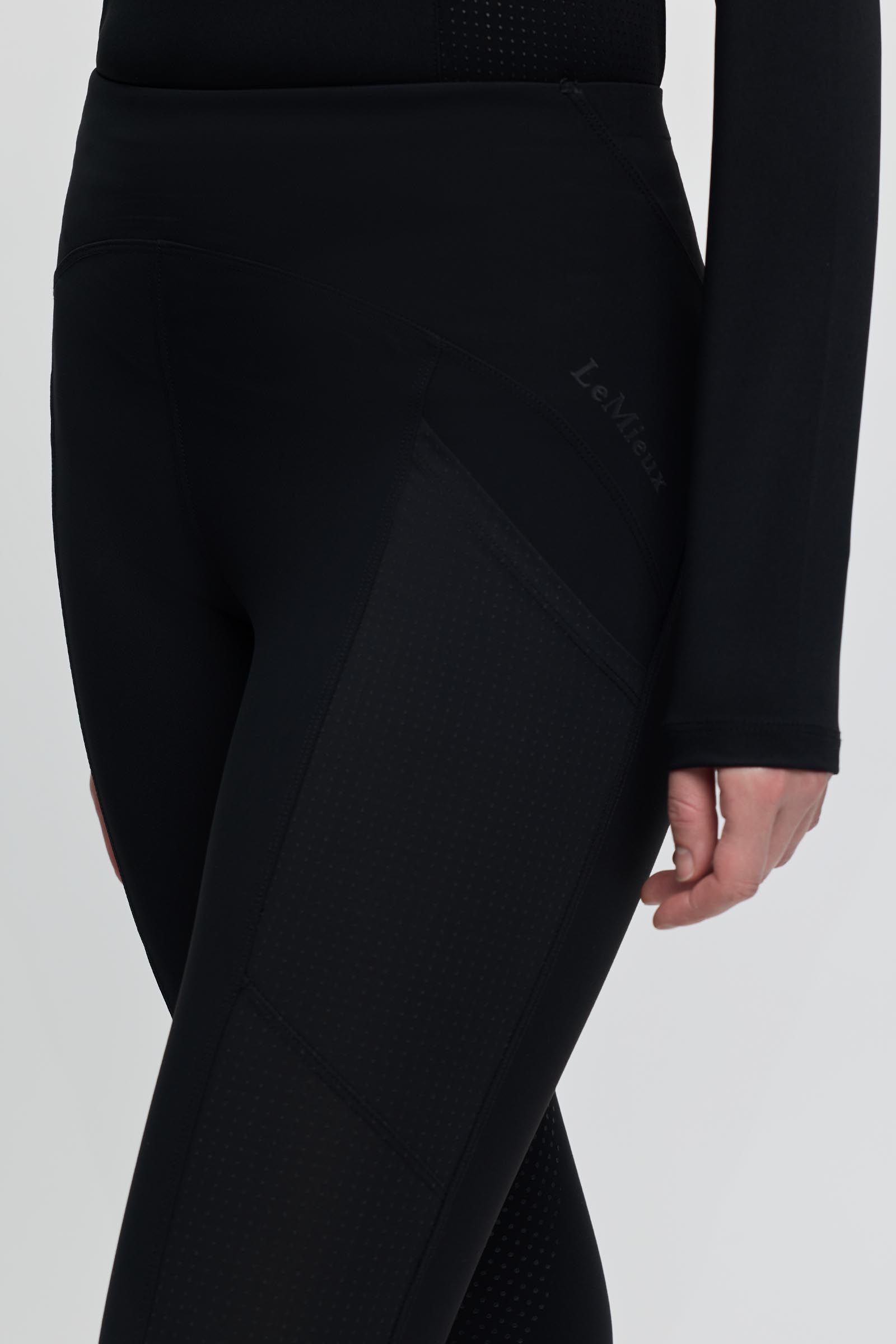 LeMieux Airflow pantalon d&rsquo;&eacute;quitation femme pull on avec si&egrave;ge int&eacute;gral