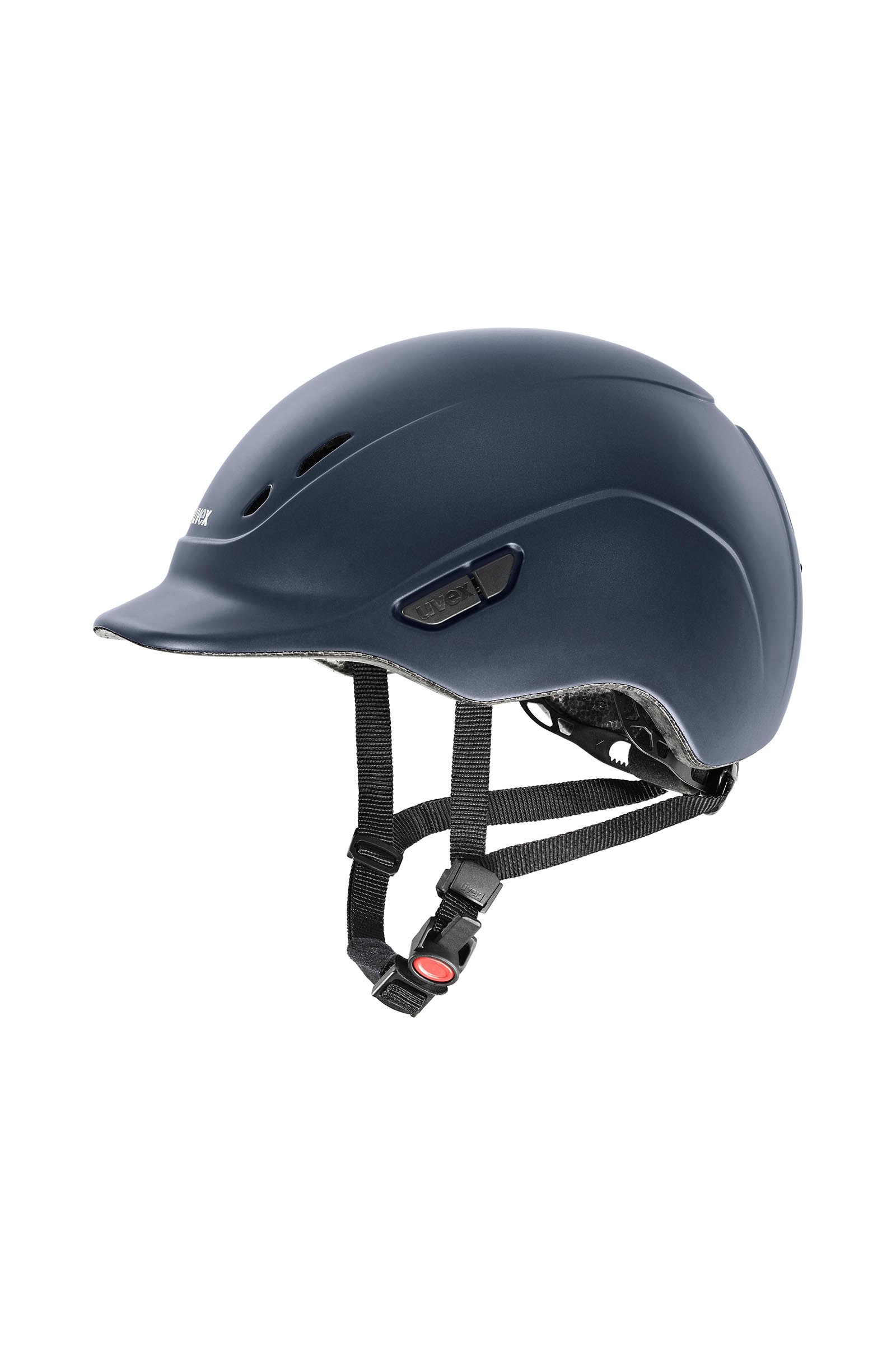 navy mat Uvex Kidoxx Mat casque d'équitation pour enfants